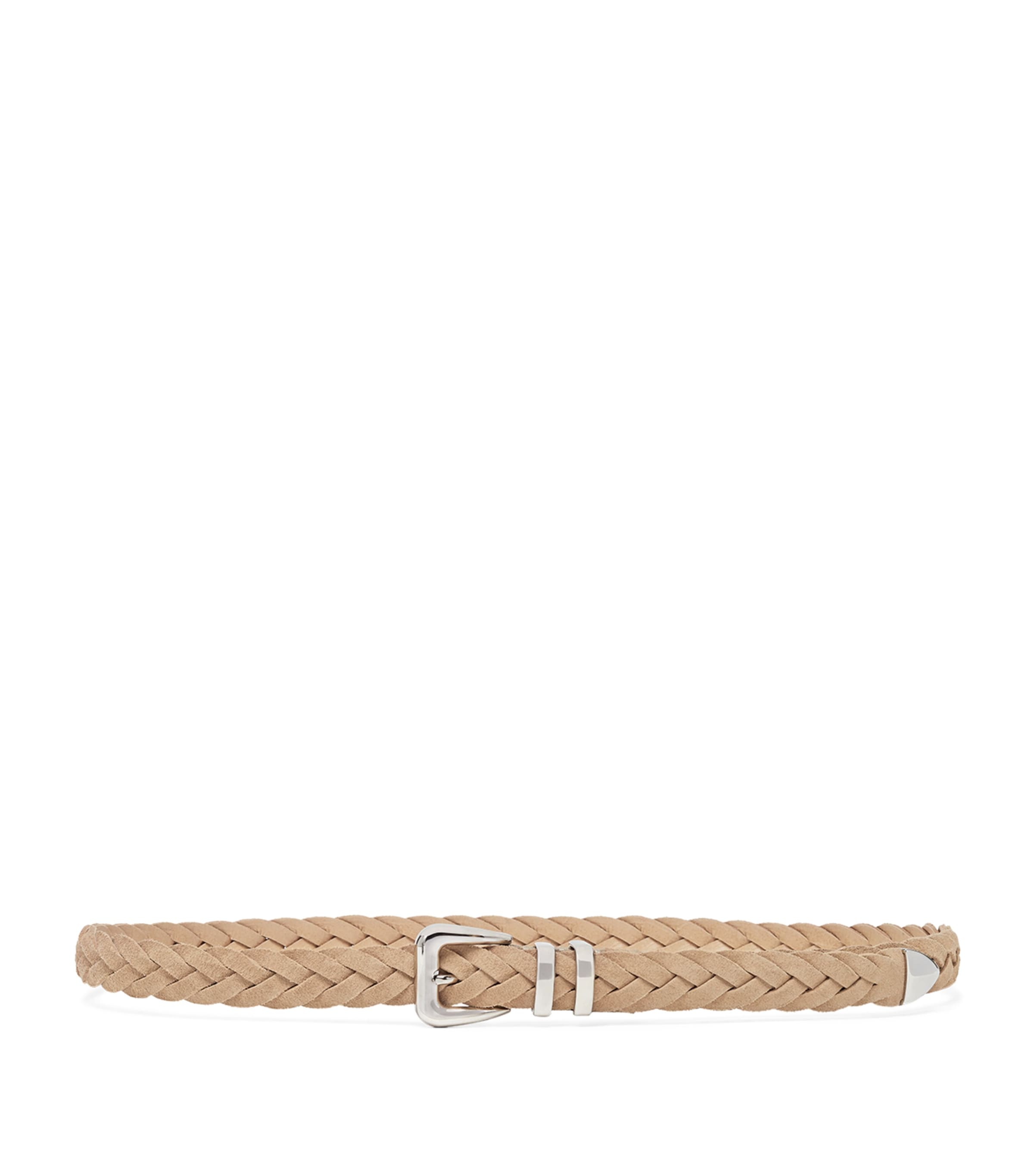 Suede Braided Belt
