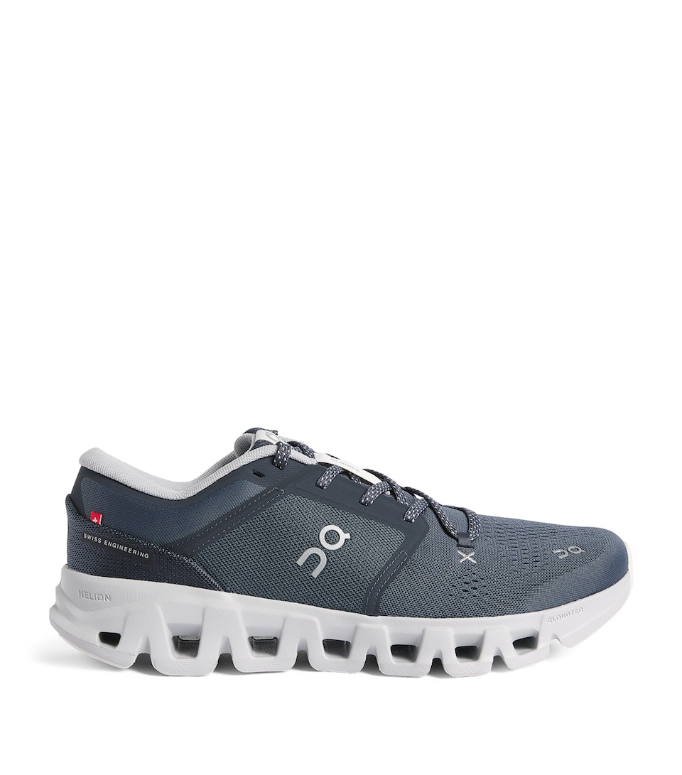 On Mens Cloud X 5 Trainers Navy | Glacier