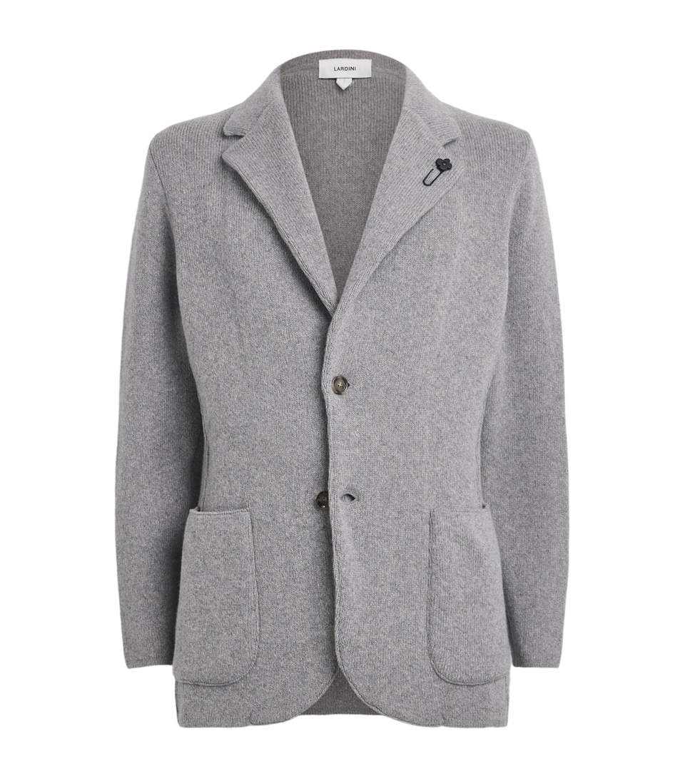 Lardini Mens Cashmere Blazer Grey