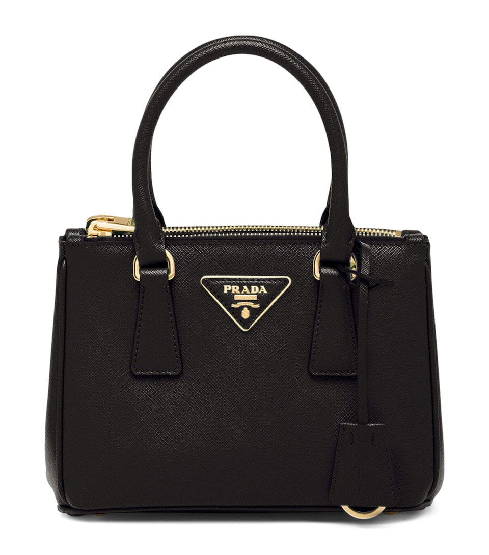 Mini Leather Galleria Top-Handle Bag