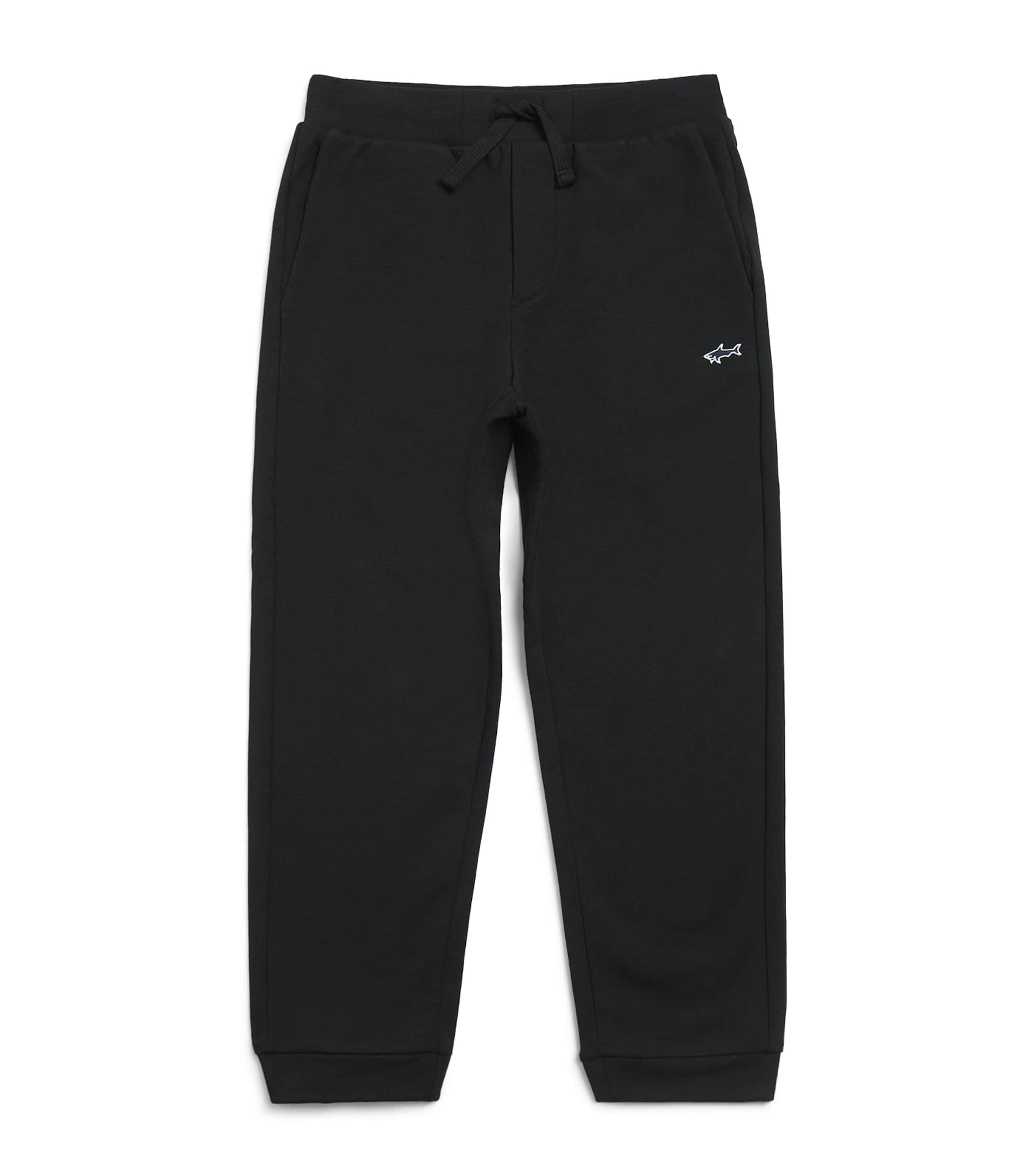 Paul & Shark Stretch-Cotton Sweatpants (6-16 Years) Nero/black