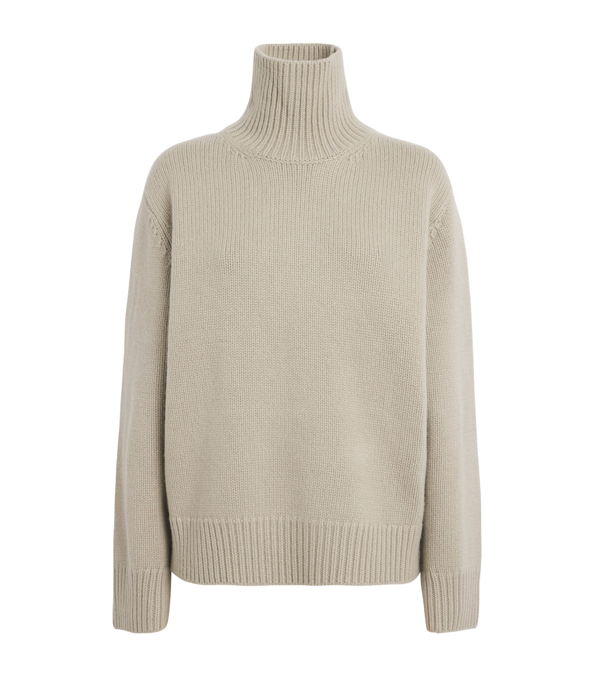 Toteme Womens Wool Rollneck Sweater Sage