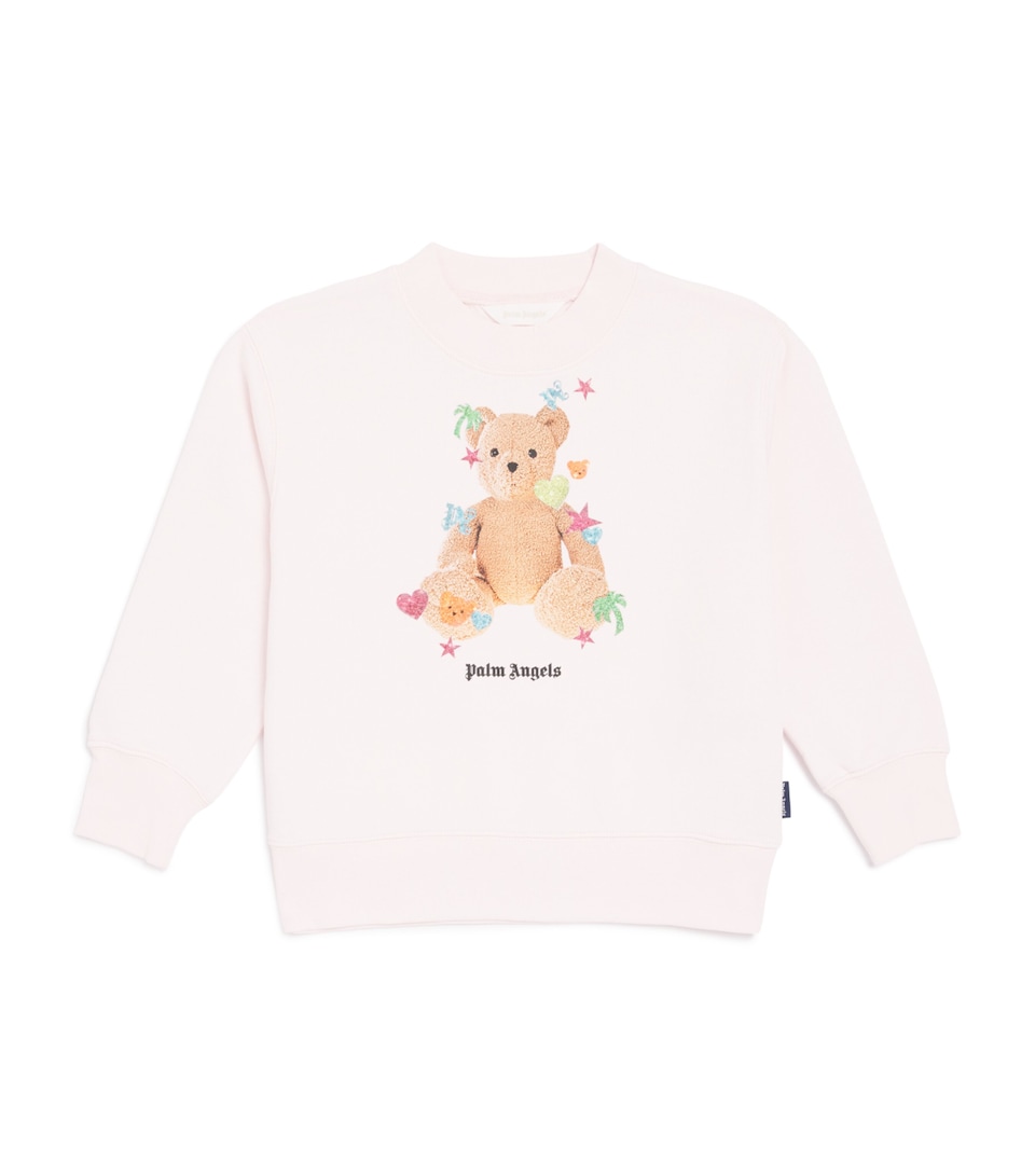 Palm Angels Kids Sticker Bear Sweatshirt (4-12 Years)