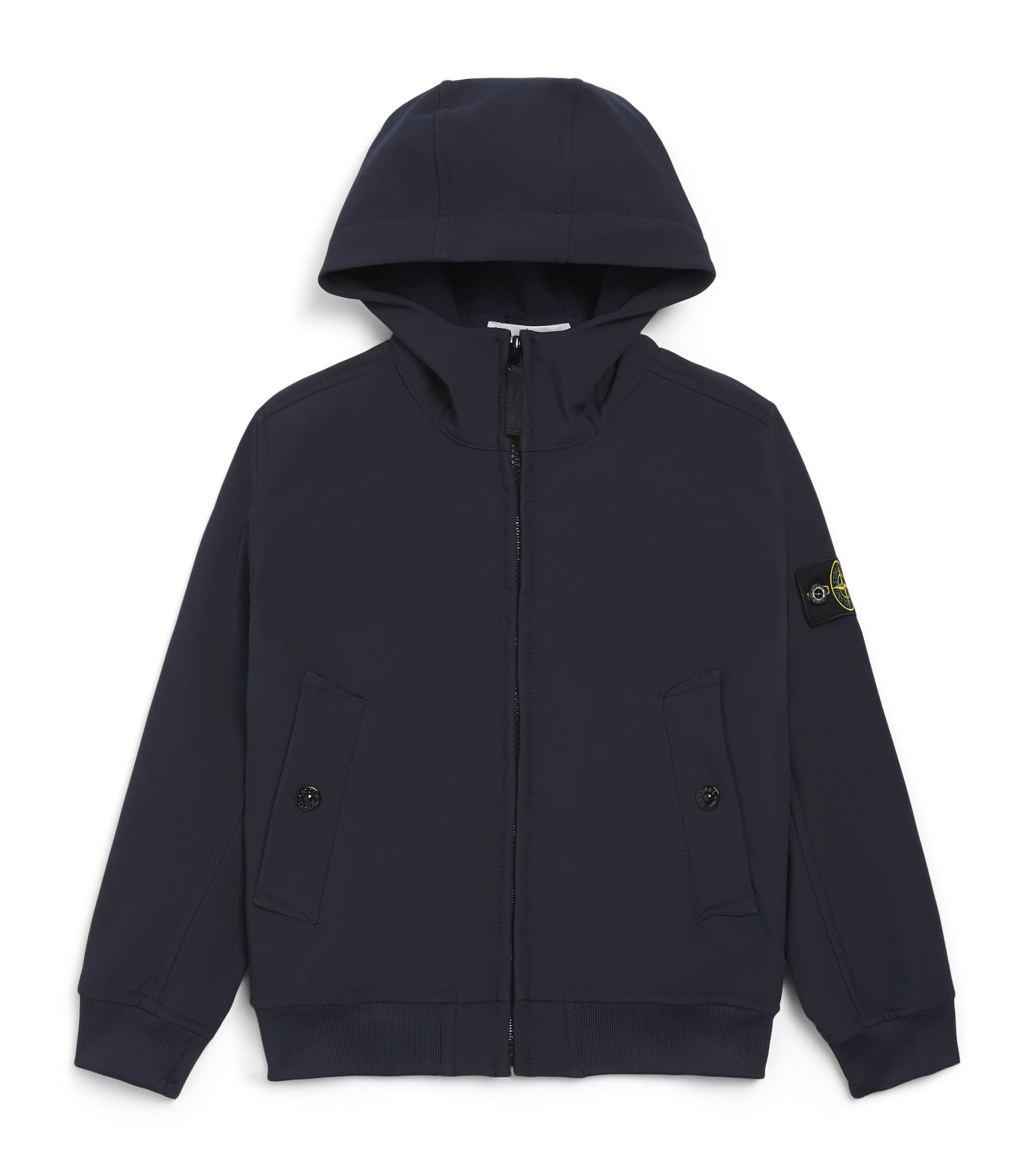 Stone Island Junior Hooded Parka Jacket (3-14 Years) Navy Blue