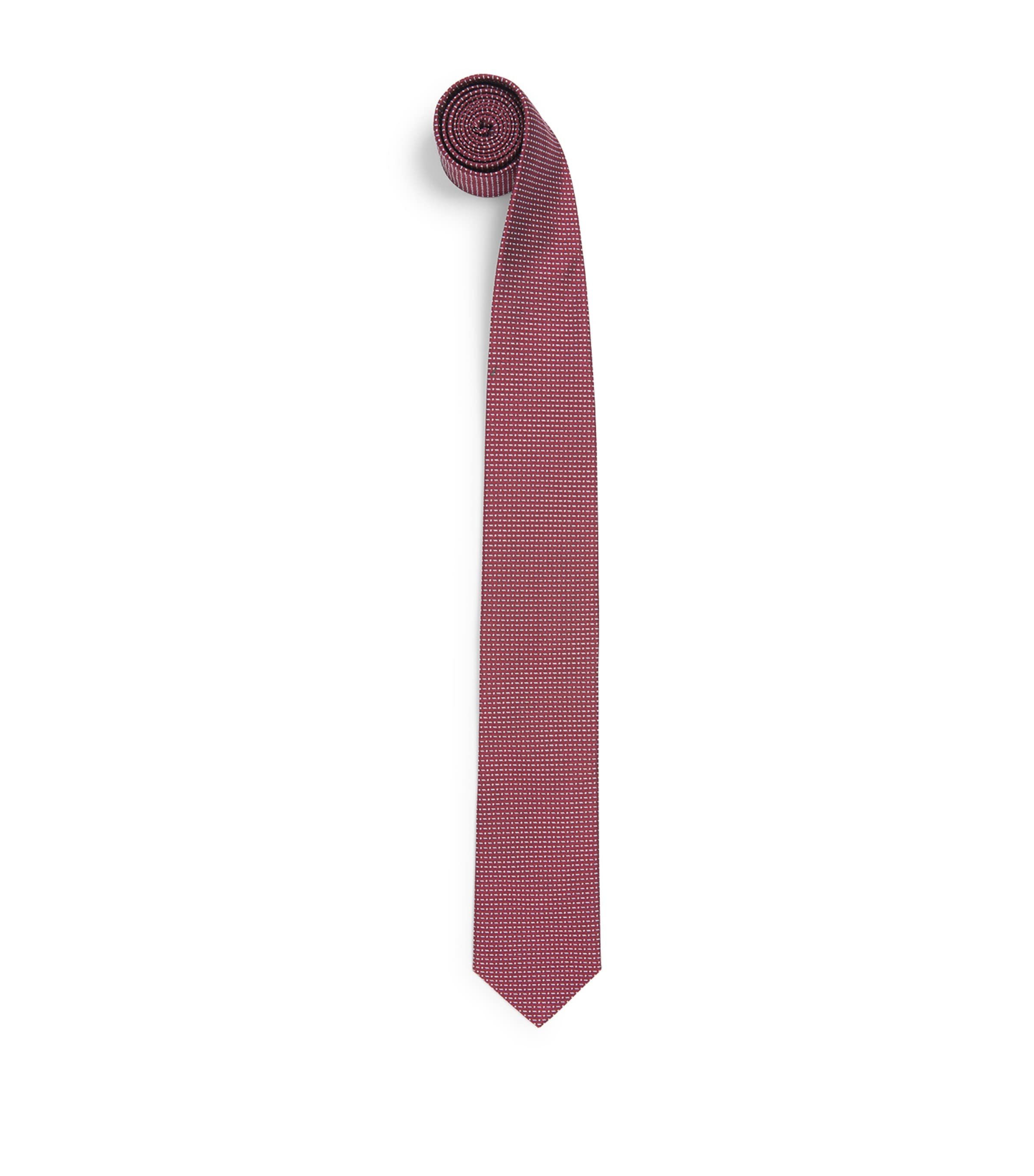 Eton Silk Pin Dot Tie Dark Red