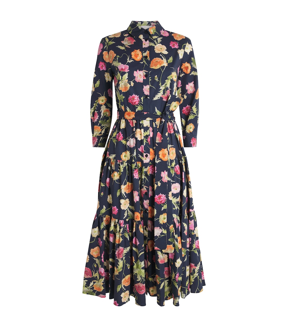 Poppy Print Shirt Dress