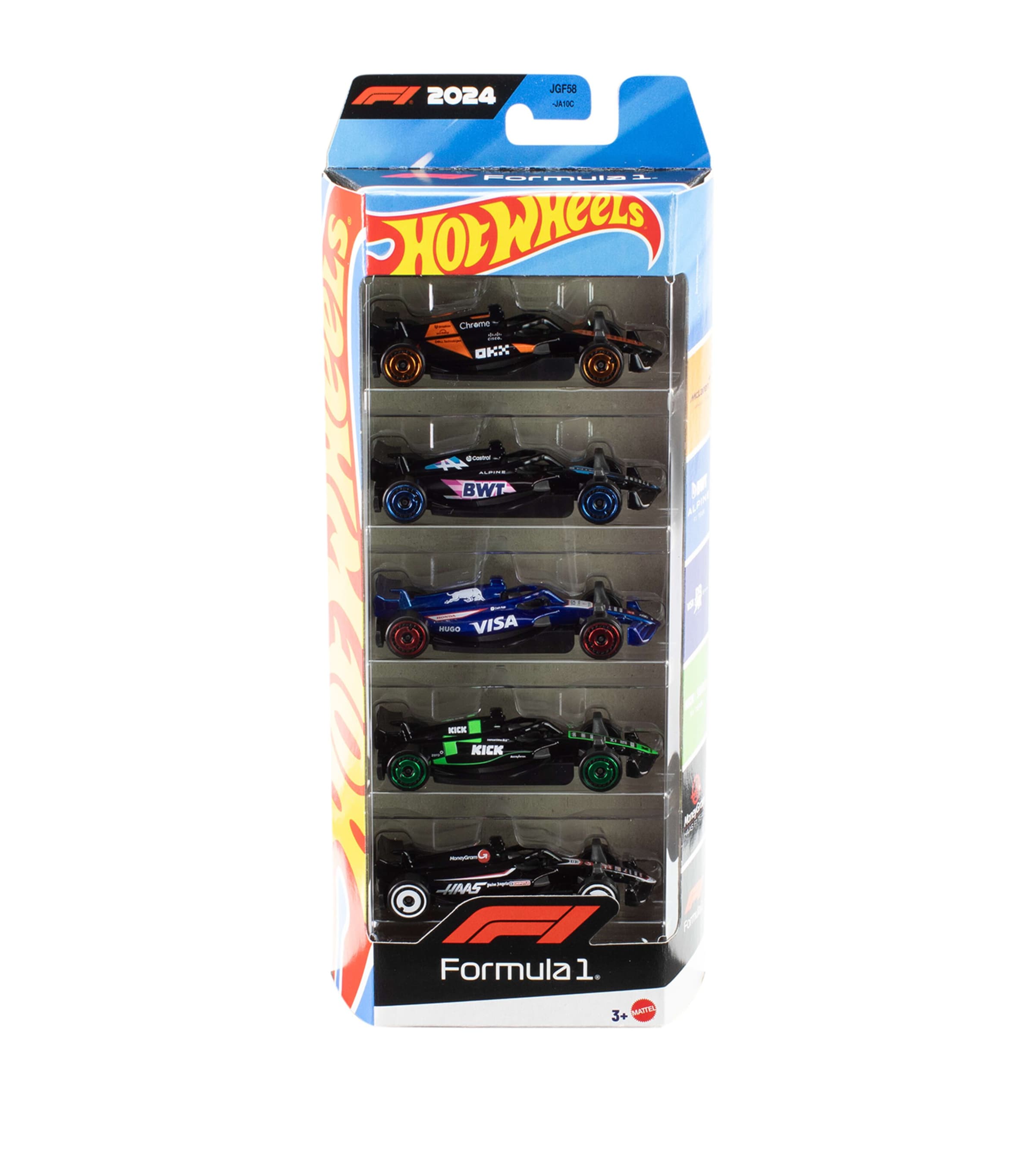 x Formula 1 Car Set (Pack of 5)