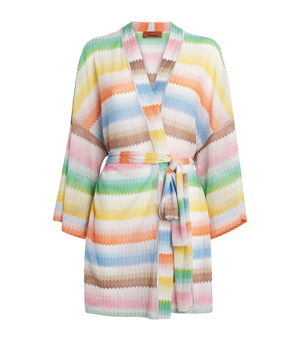 Zigzag Short Robe