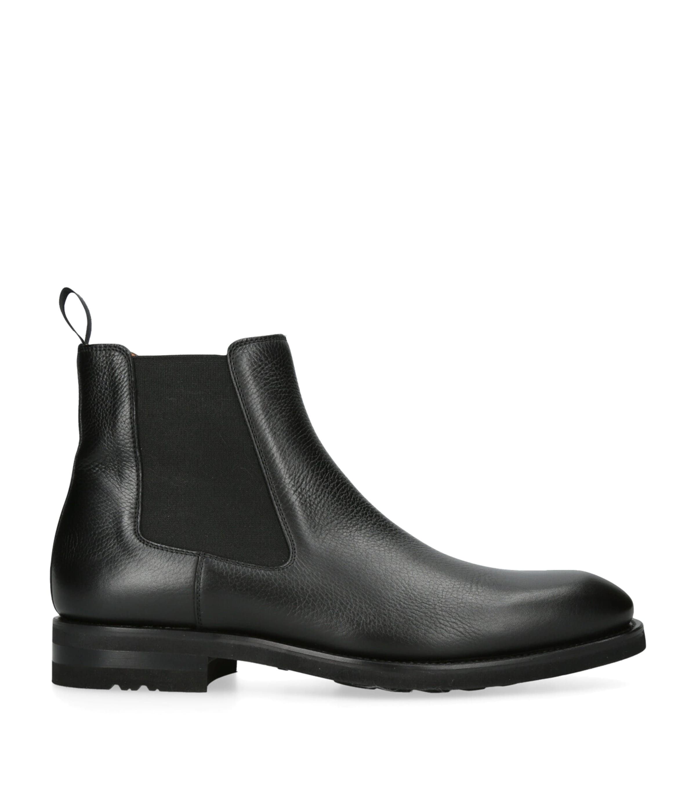 Magnanni Leather Chelsea Boots Black