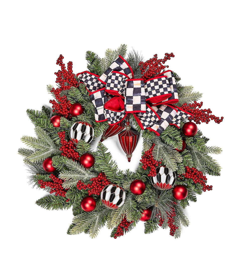 Merry Christmas Illuminated Wreath (61cm)