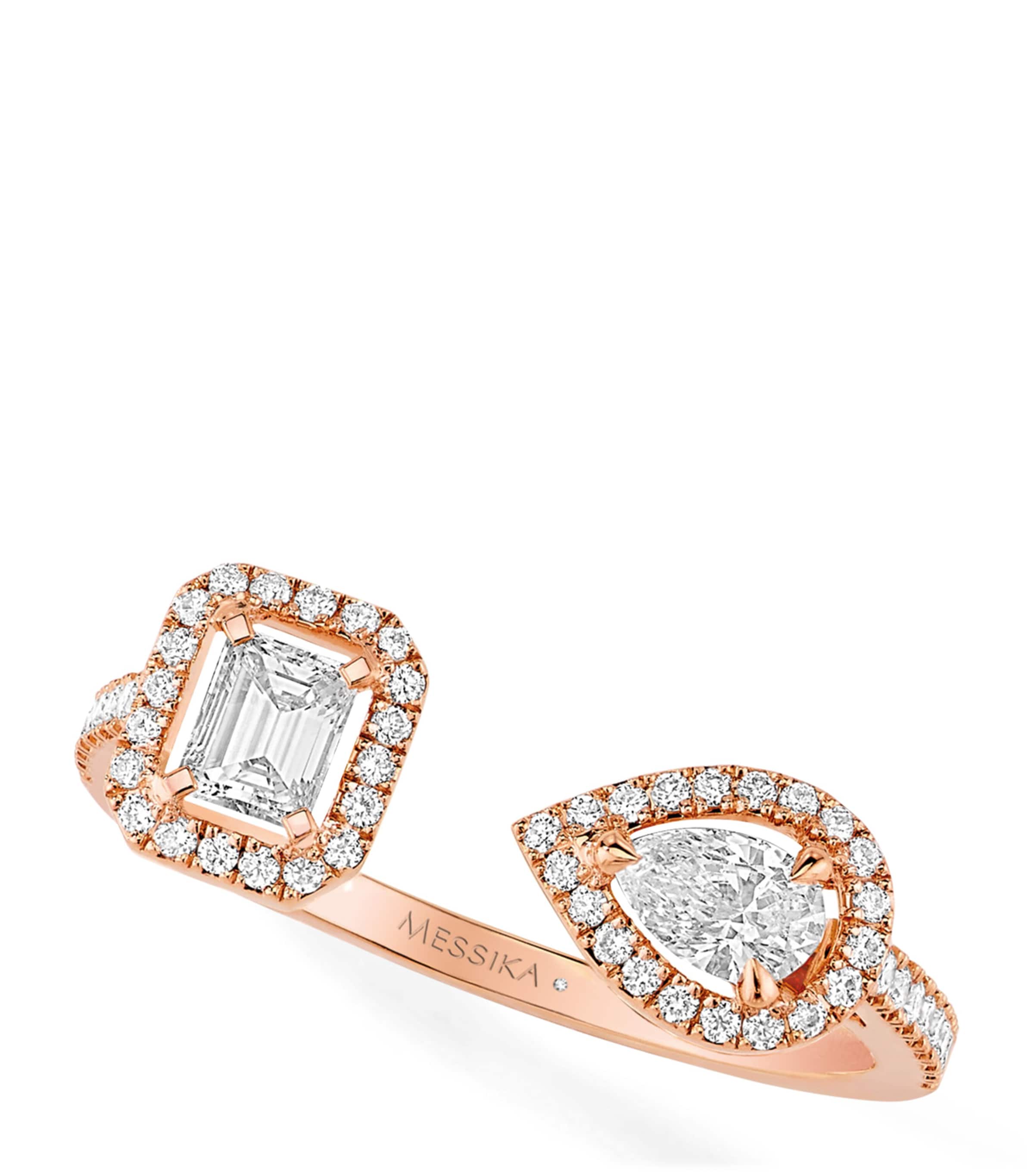 Rose Gold and Diamond My Twin Ring