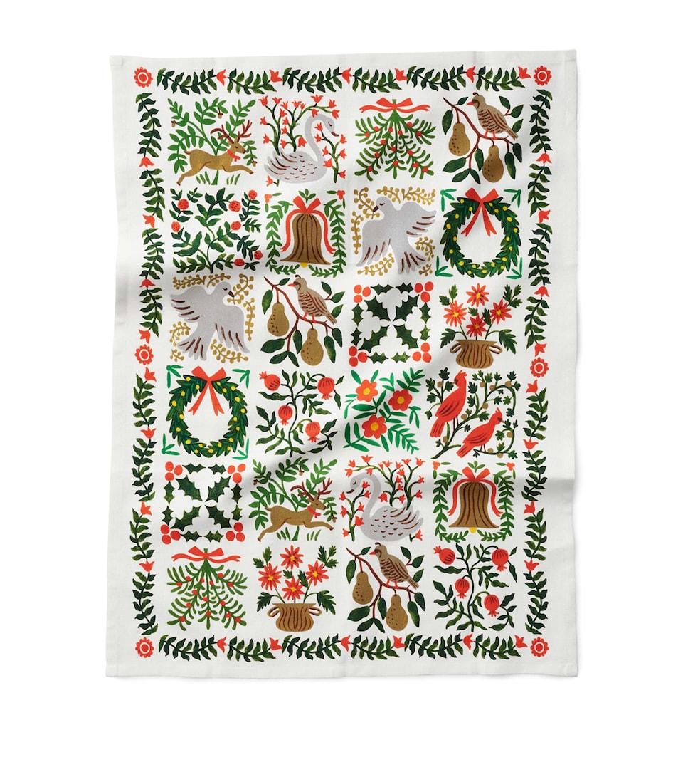 Christmastide Tea Towel