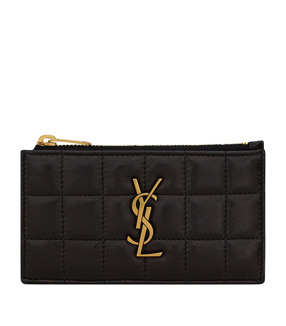 Cassandre Matelassé Fragments Zipped Card Case