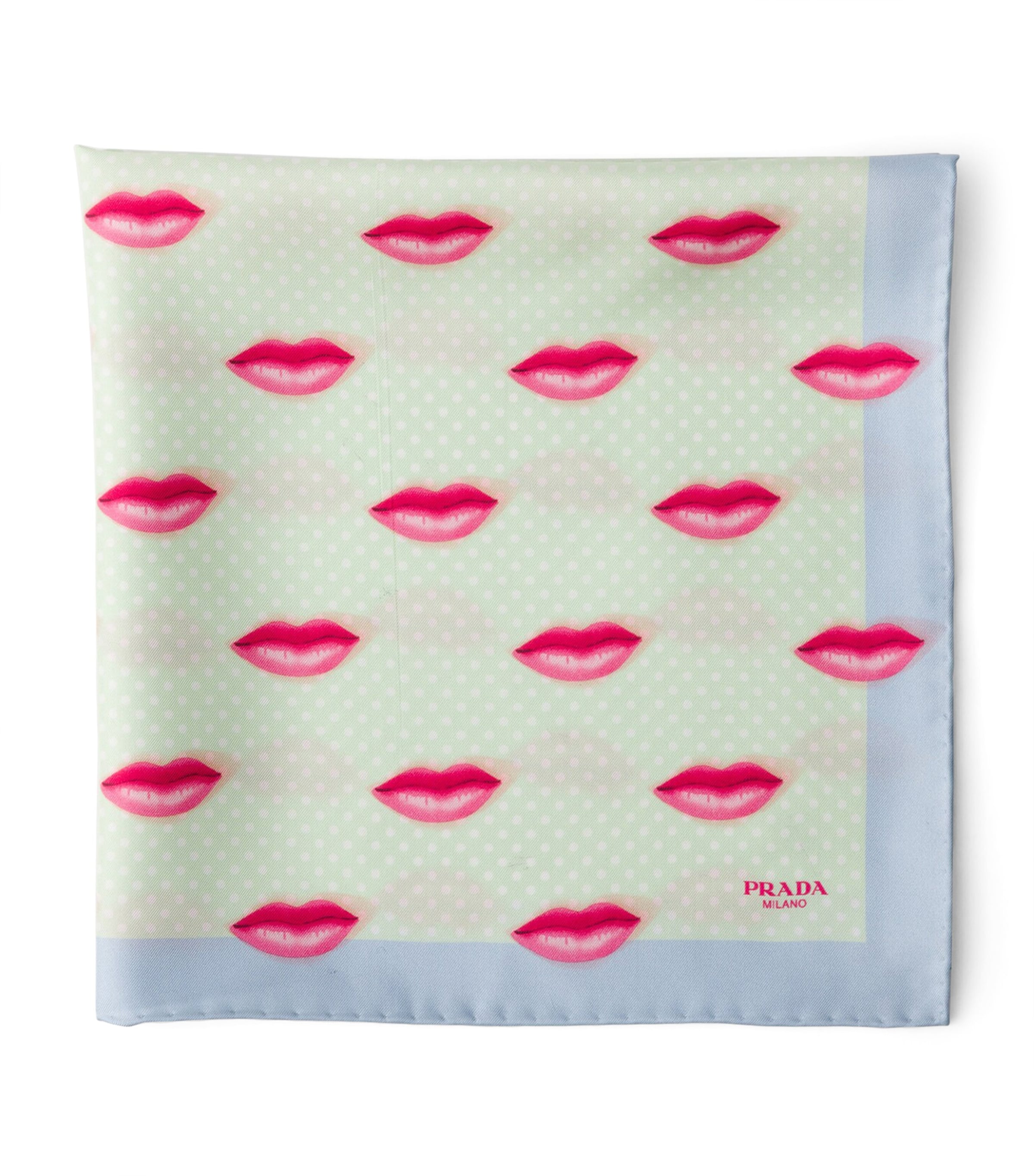 Prada Silk Twill Printed Scarf