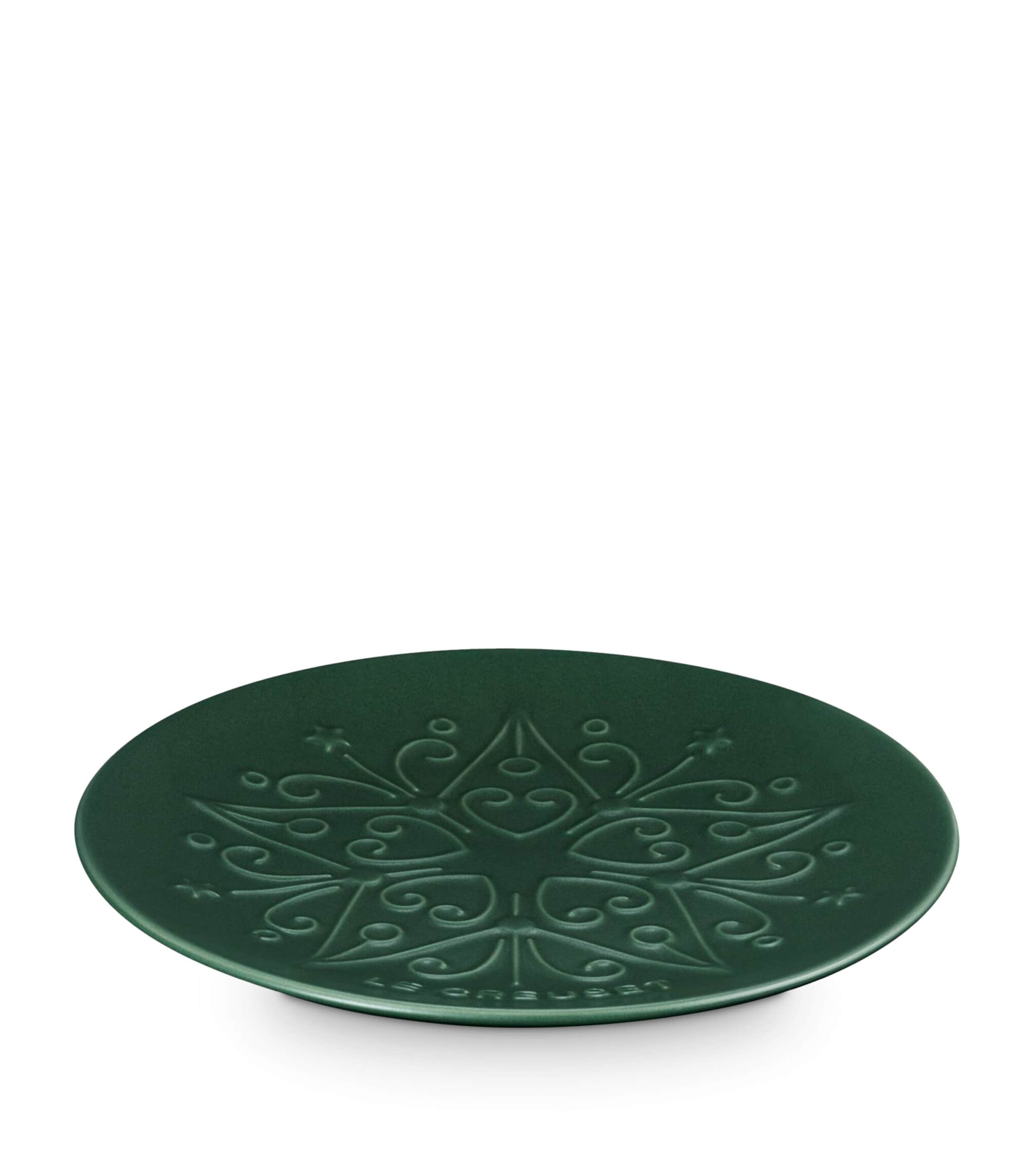 Le Creuset Stoneware L'Etoile Plate (19cm) Green