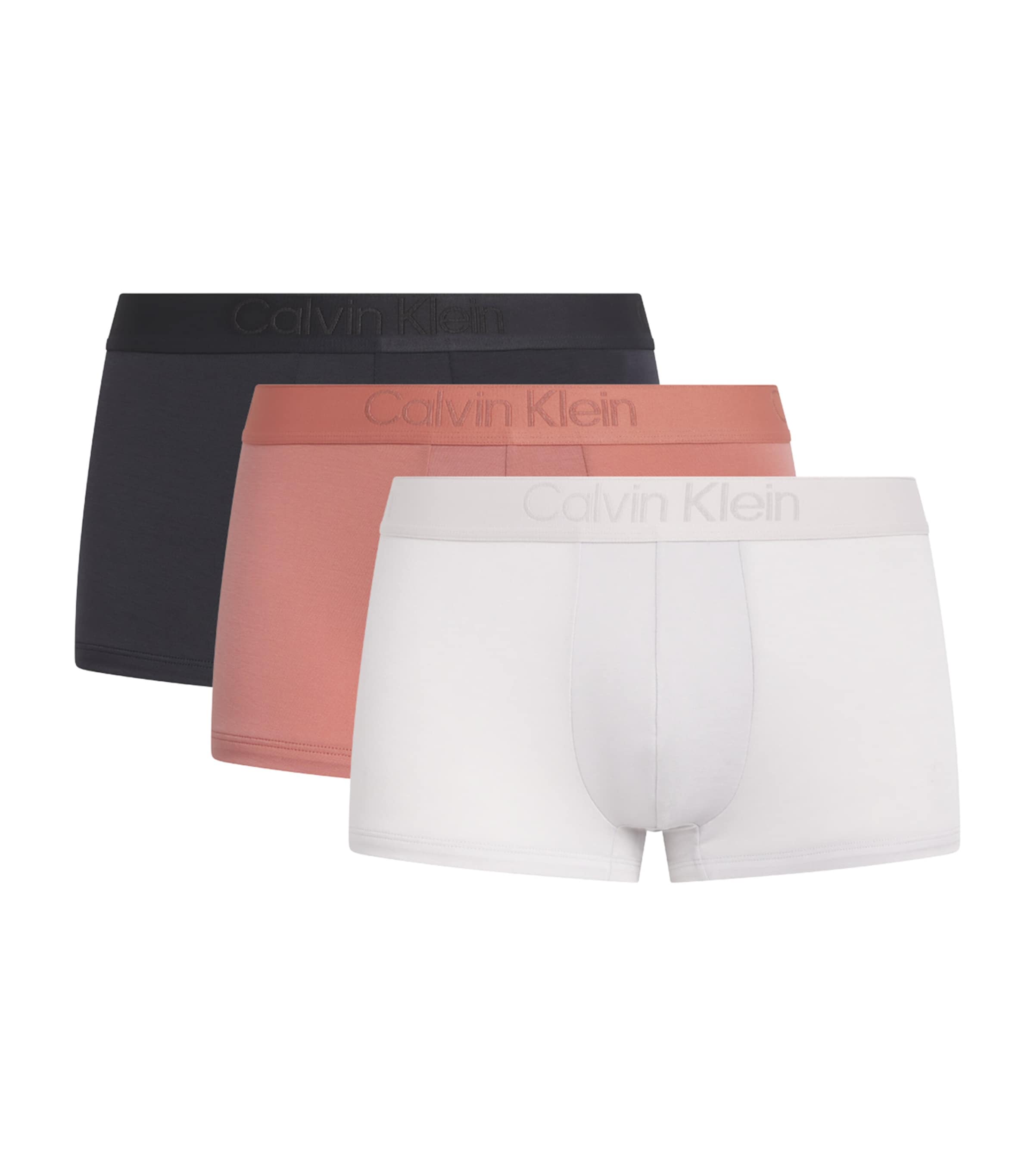 Calvin Klein Mens CK Black Low Rise Trunks (Pack of 3) Uyq Multi