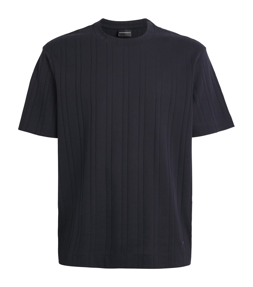 Cotton Jacquard T-Shirt