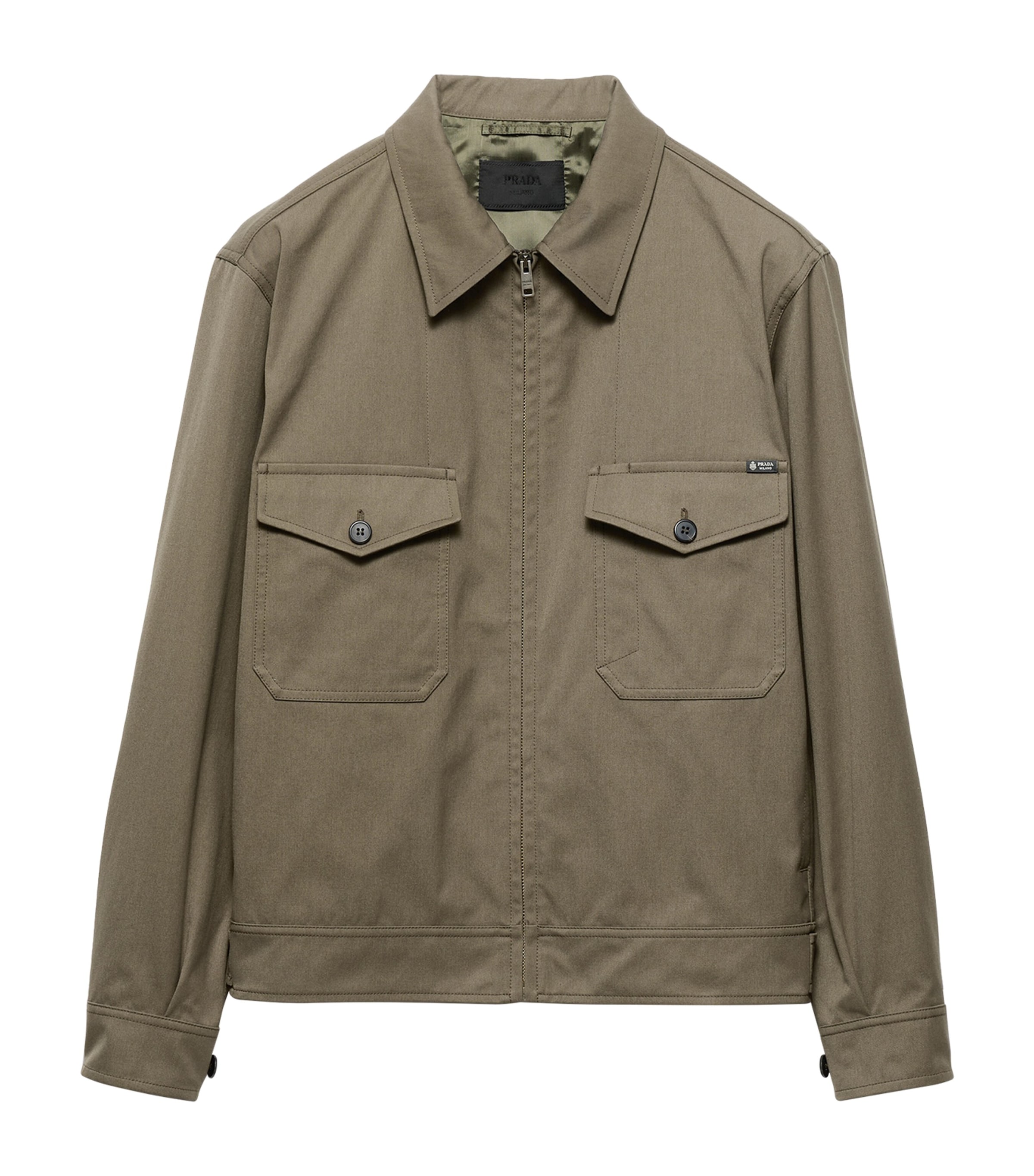 Prada Mens Technical Jacket Green