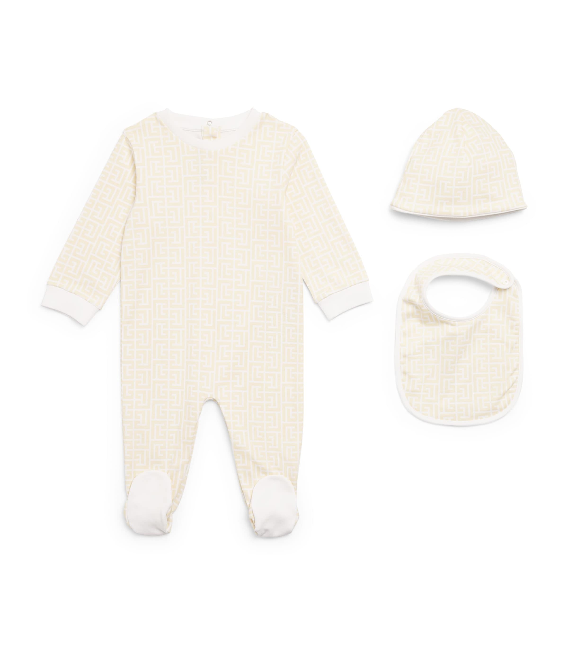 All-In-One, Bib and Hat Set (3-9 Months)