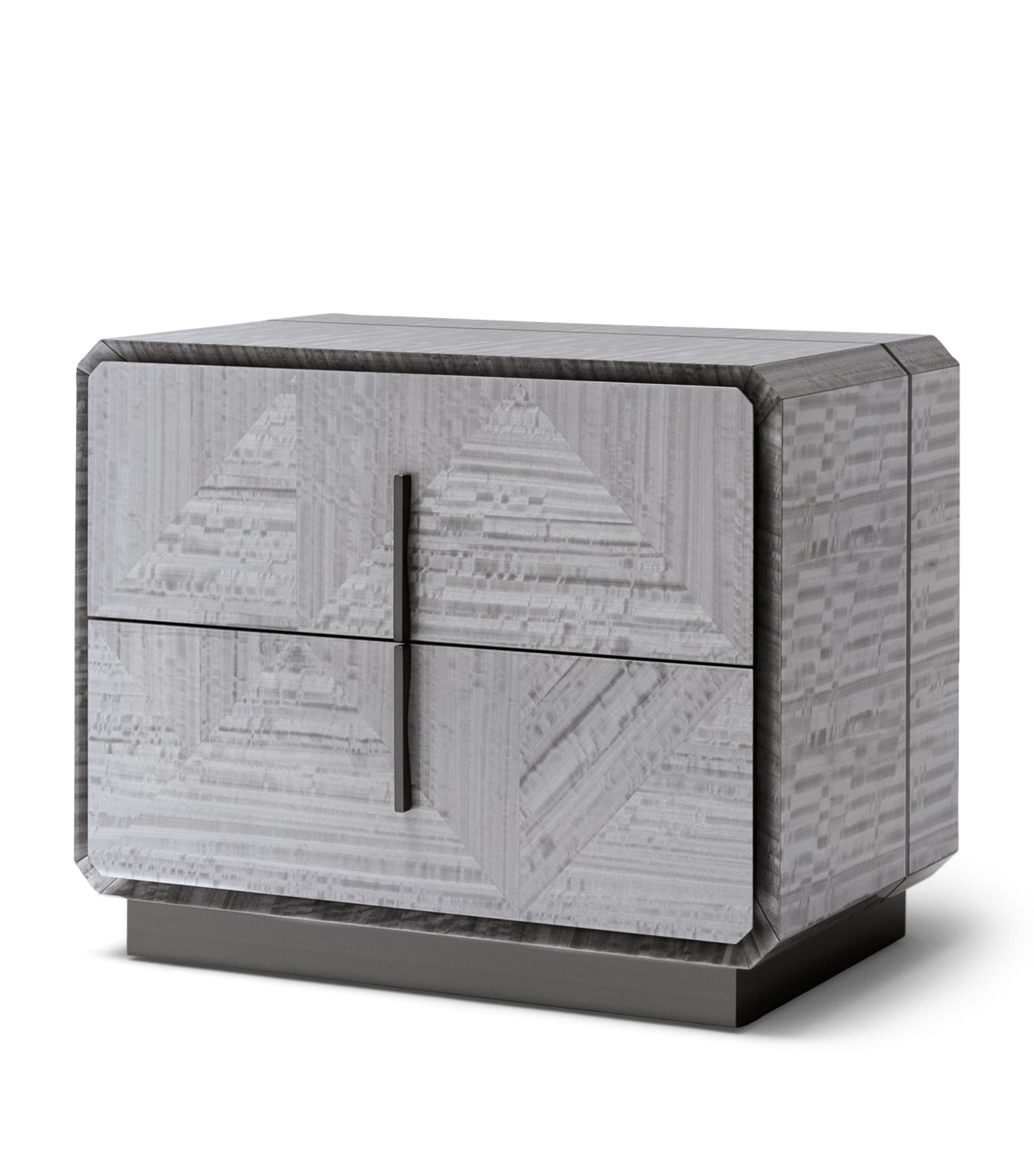 Giorgio Collection Moonlight Bedside Table Grey