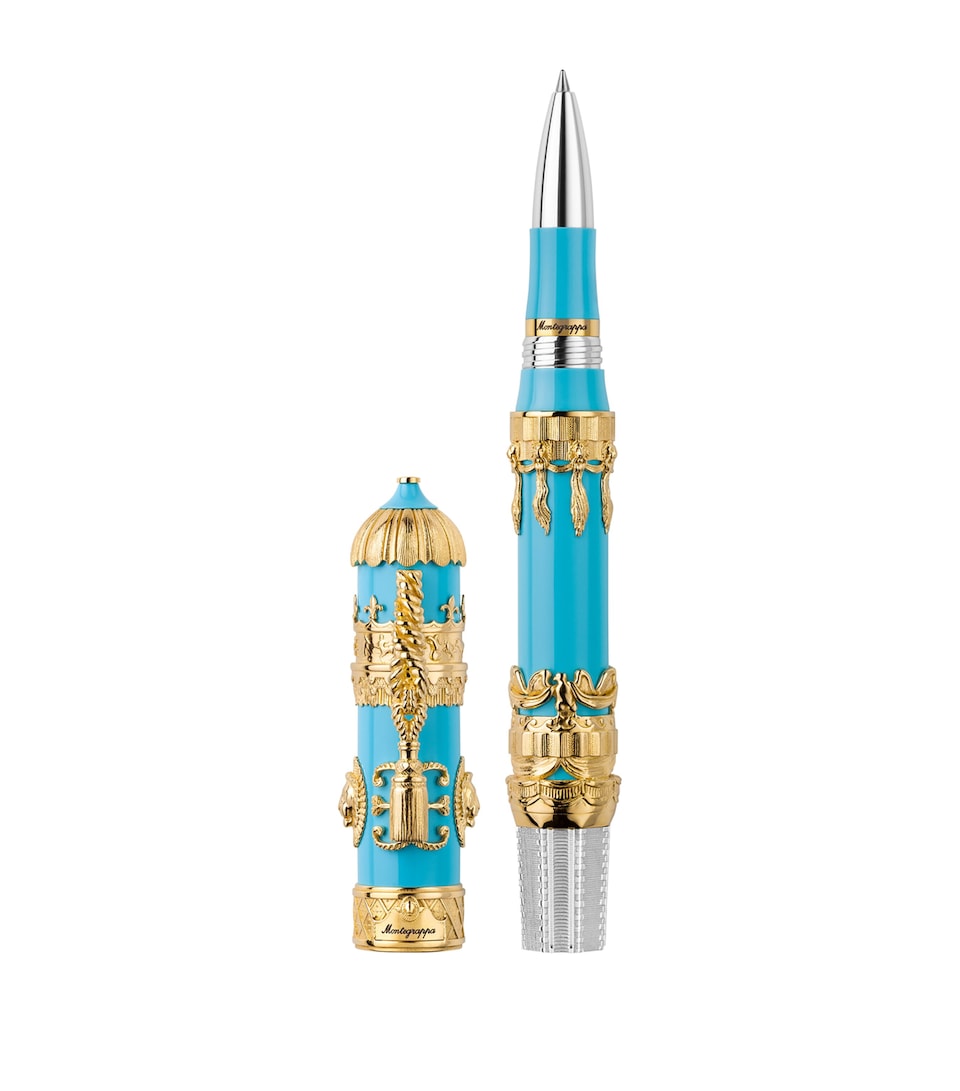 Resin and Yellow Gold Montgolfier Rollerball Pen
