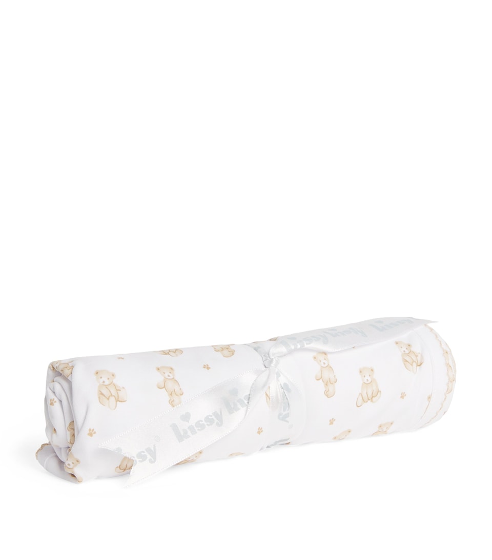 Pima Cotton Teddy Bear Time Blanket (73cm x 73cm)
