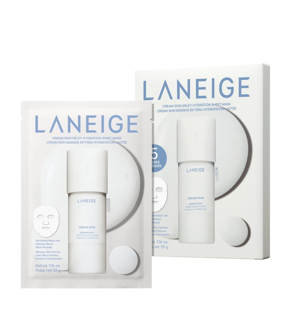 Laneige Cream Skin Milky Hydration Masks (Pack of 5)