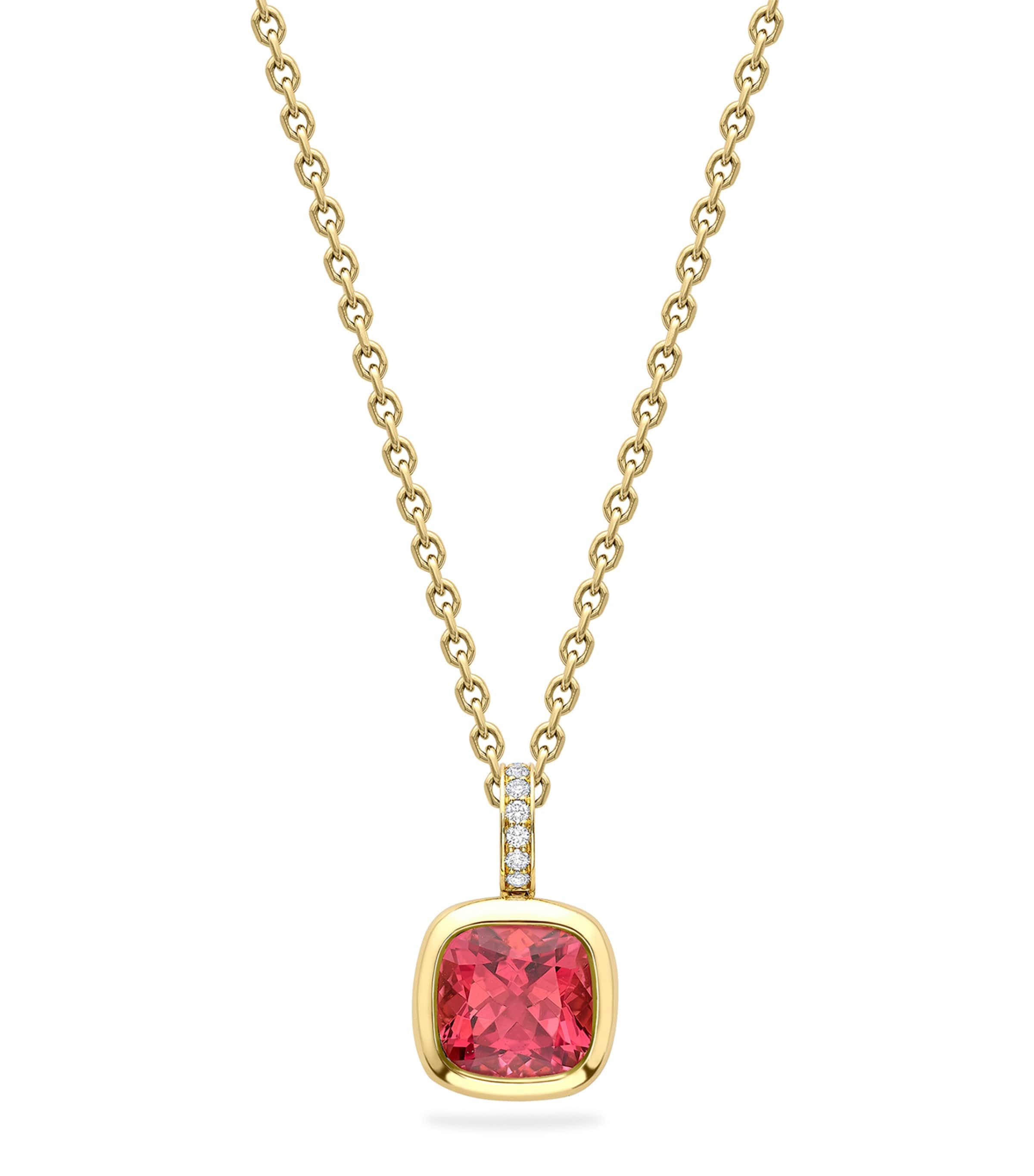 Boodles Yellow Gold, Diamond and Tourmaline Dolce Vita Pendant Yellow Gold
