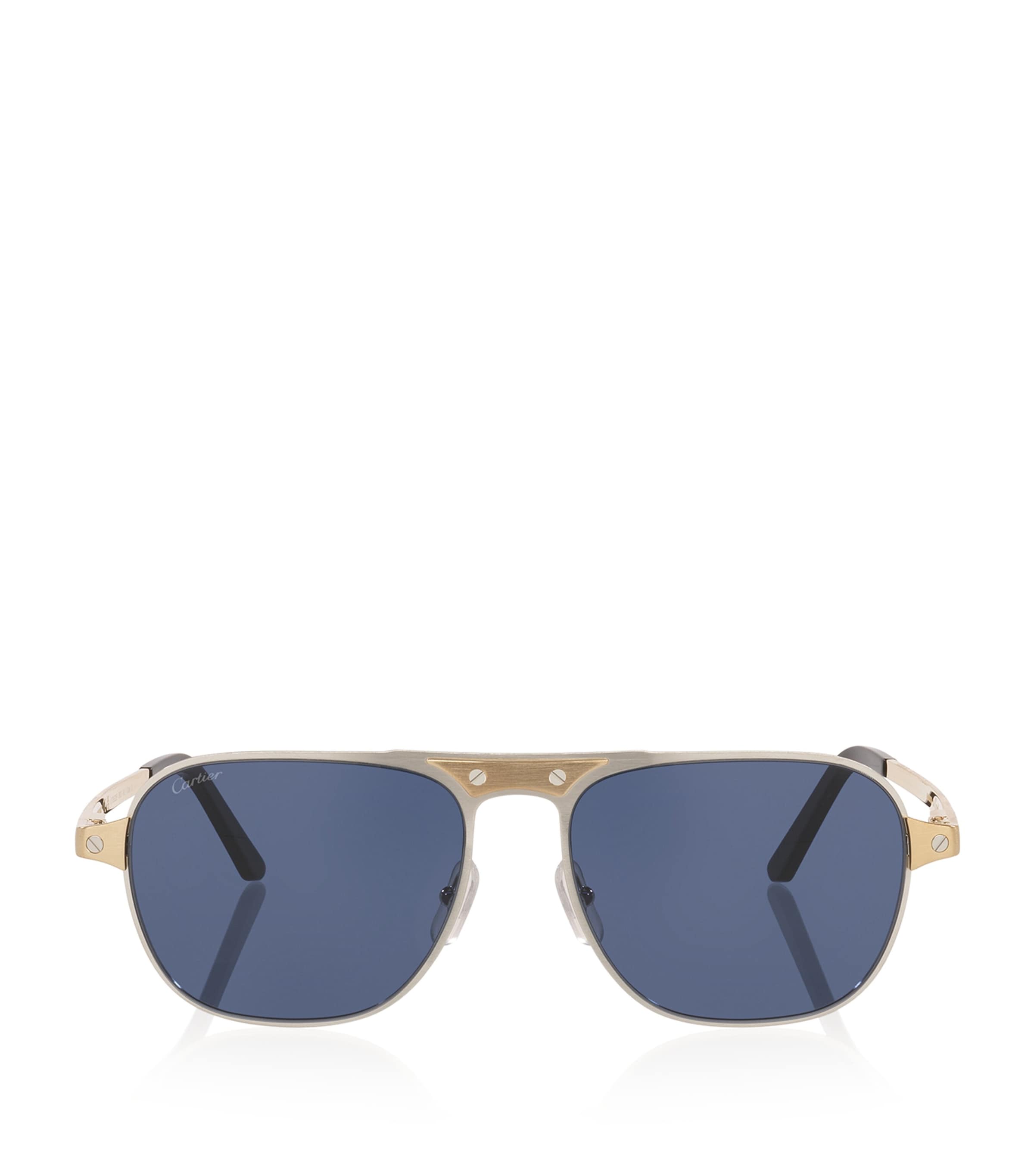 Rectangular Aviator Sunglasses