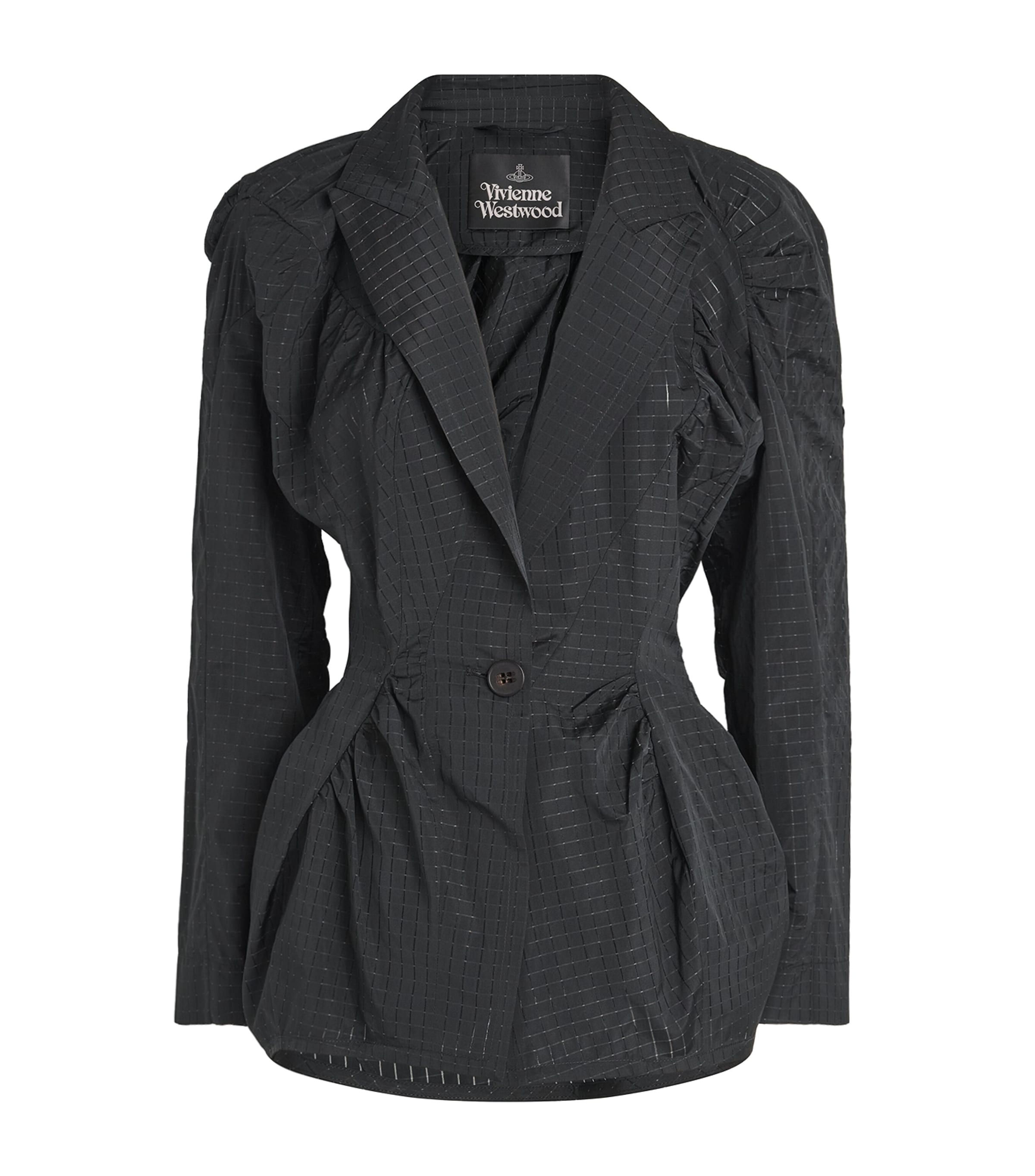 Vivienne Westwood Womens Gathered Cloud Jacket Black