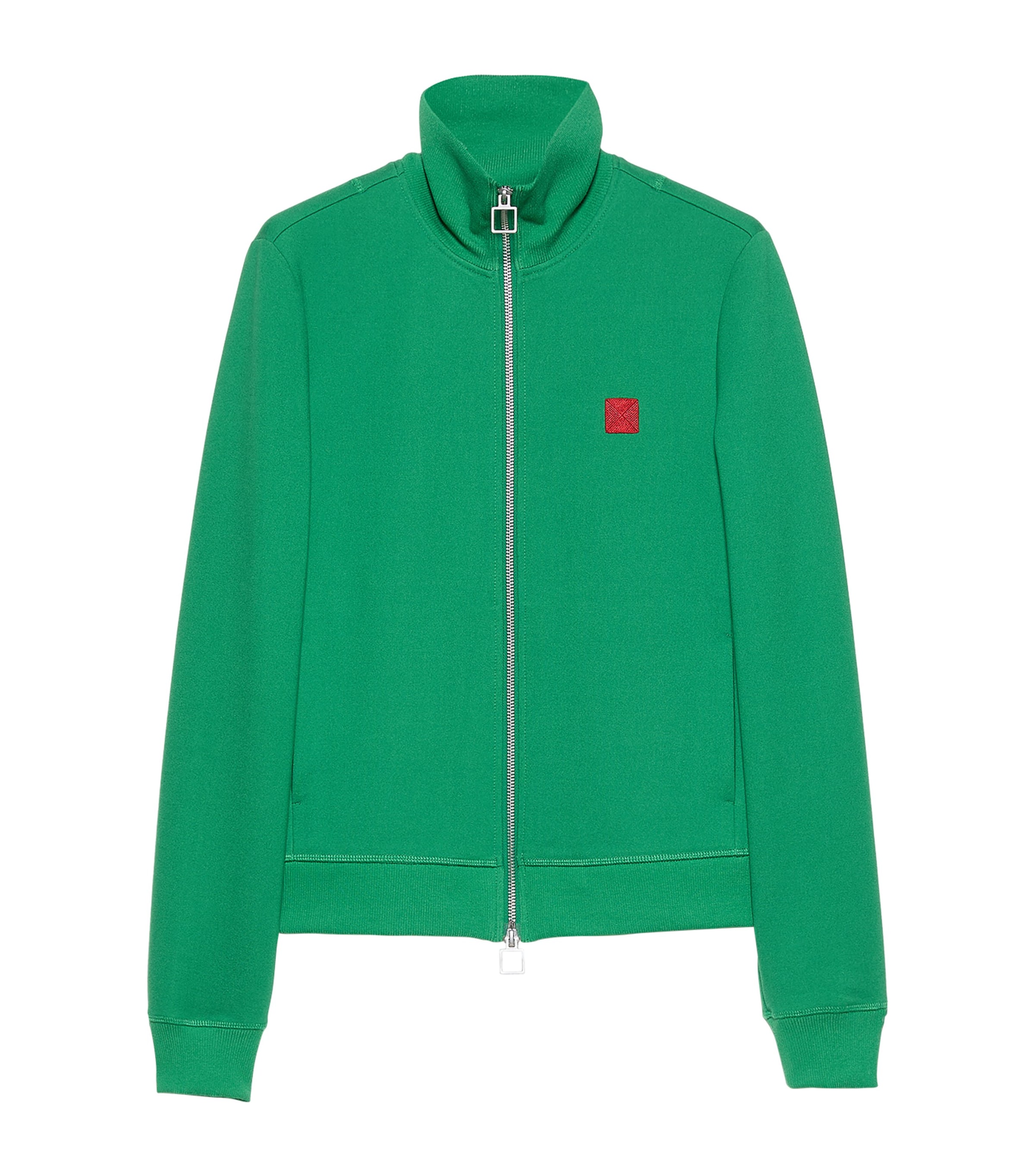 MAX&Co. Womens Cotton Track Jacket Green