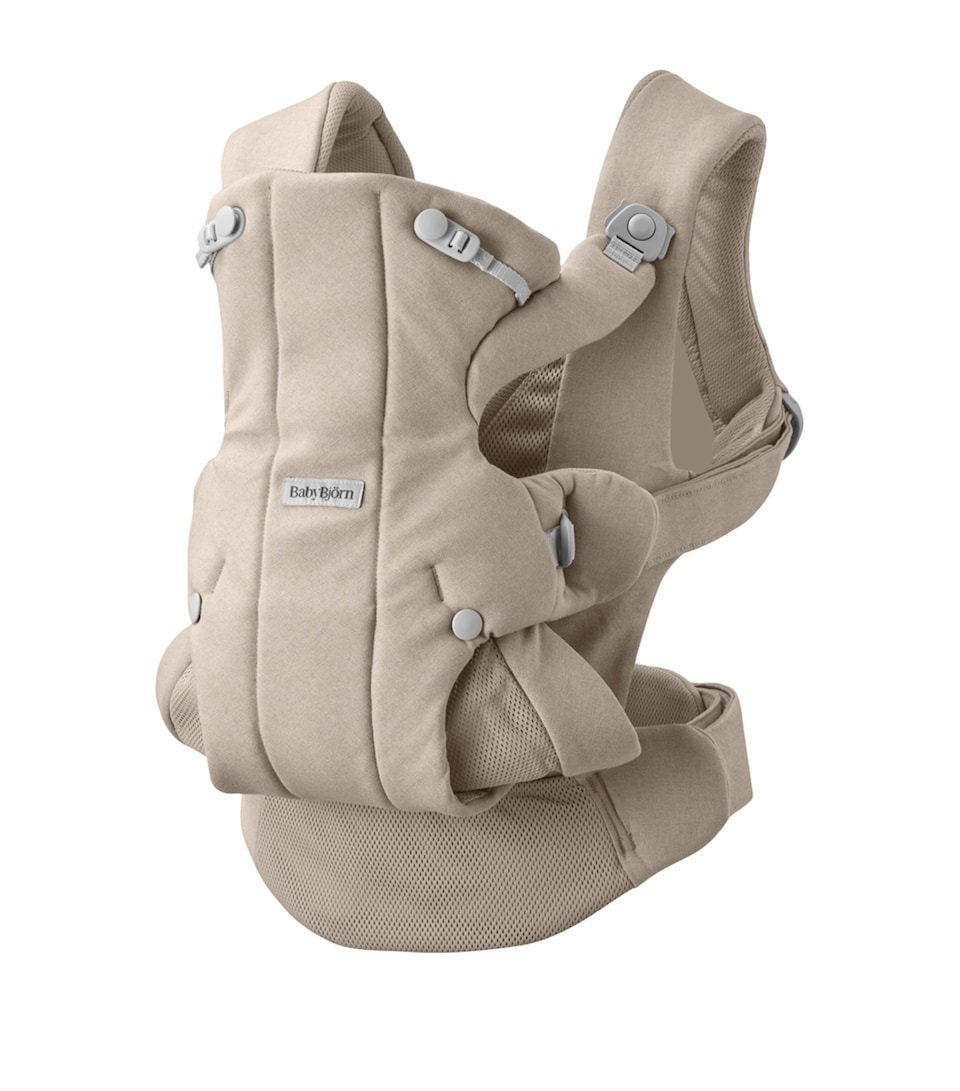 BabyBjörn Woven Hold Baby Carrier Sand Grey