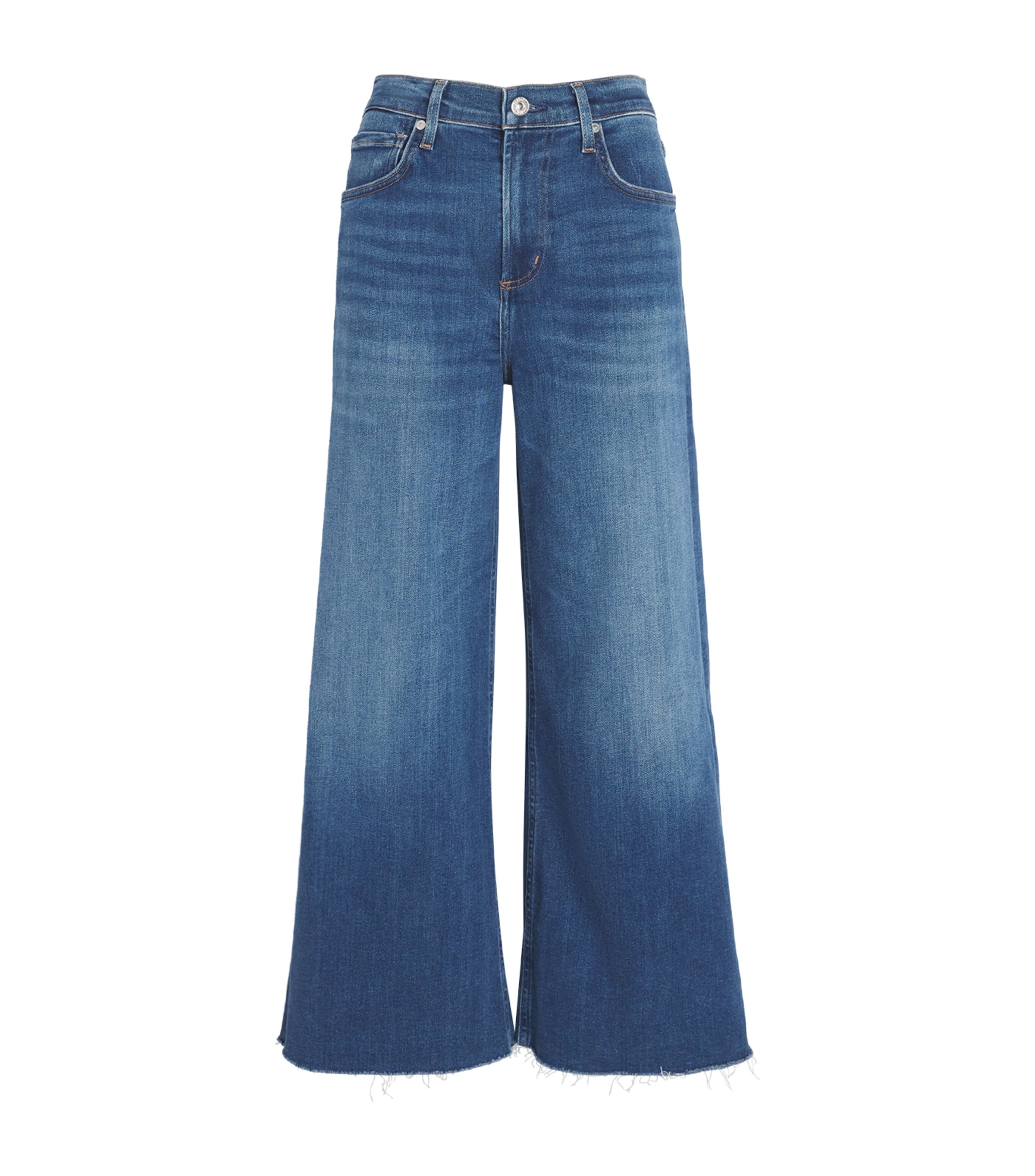Cropped Lyra Wide-Leg Jeans