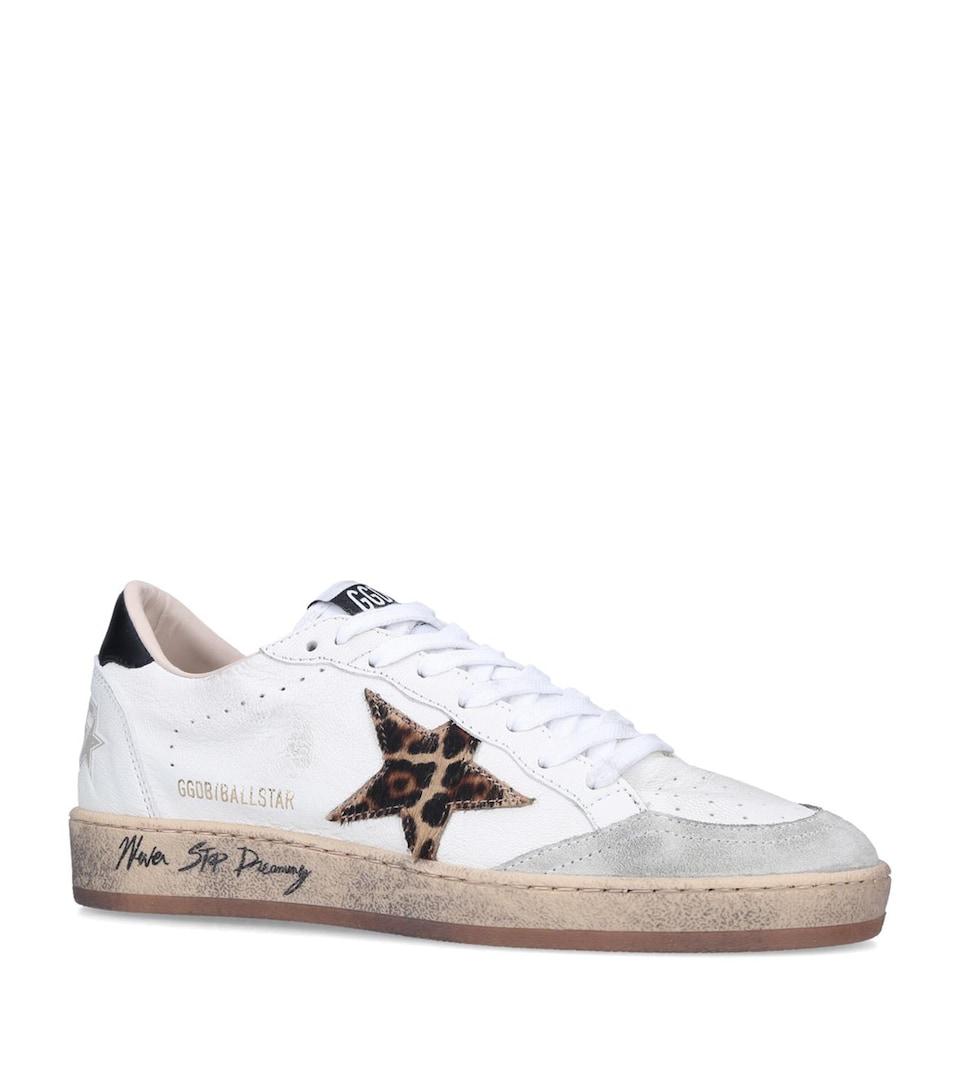 Golden Goose Leather Ball Star Sneakers White/oth