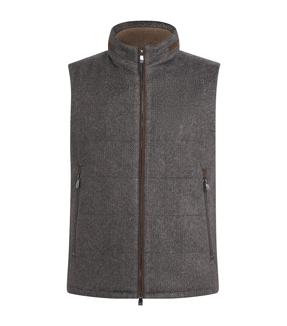 Silk-Cashmere Gilet