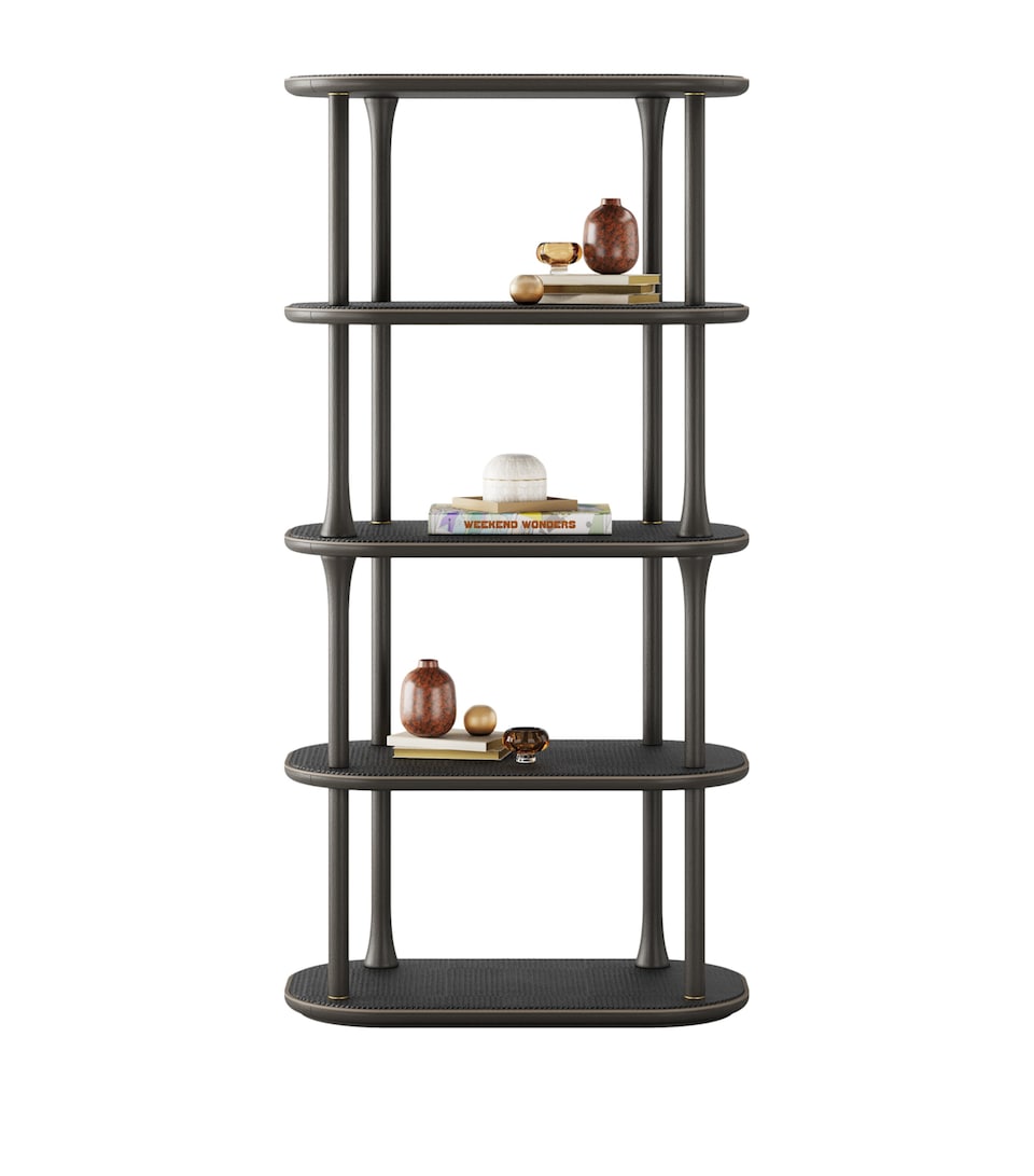 Frato Wood Matera Bookcase Black