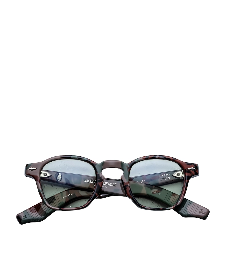 Jacques Marie Mage Zephirin Round Sunglasses Havana