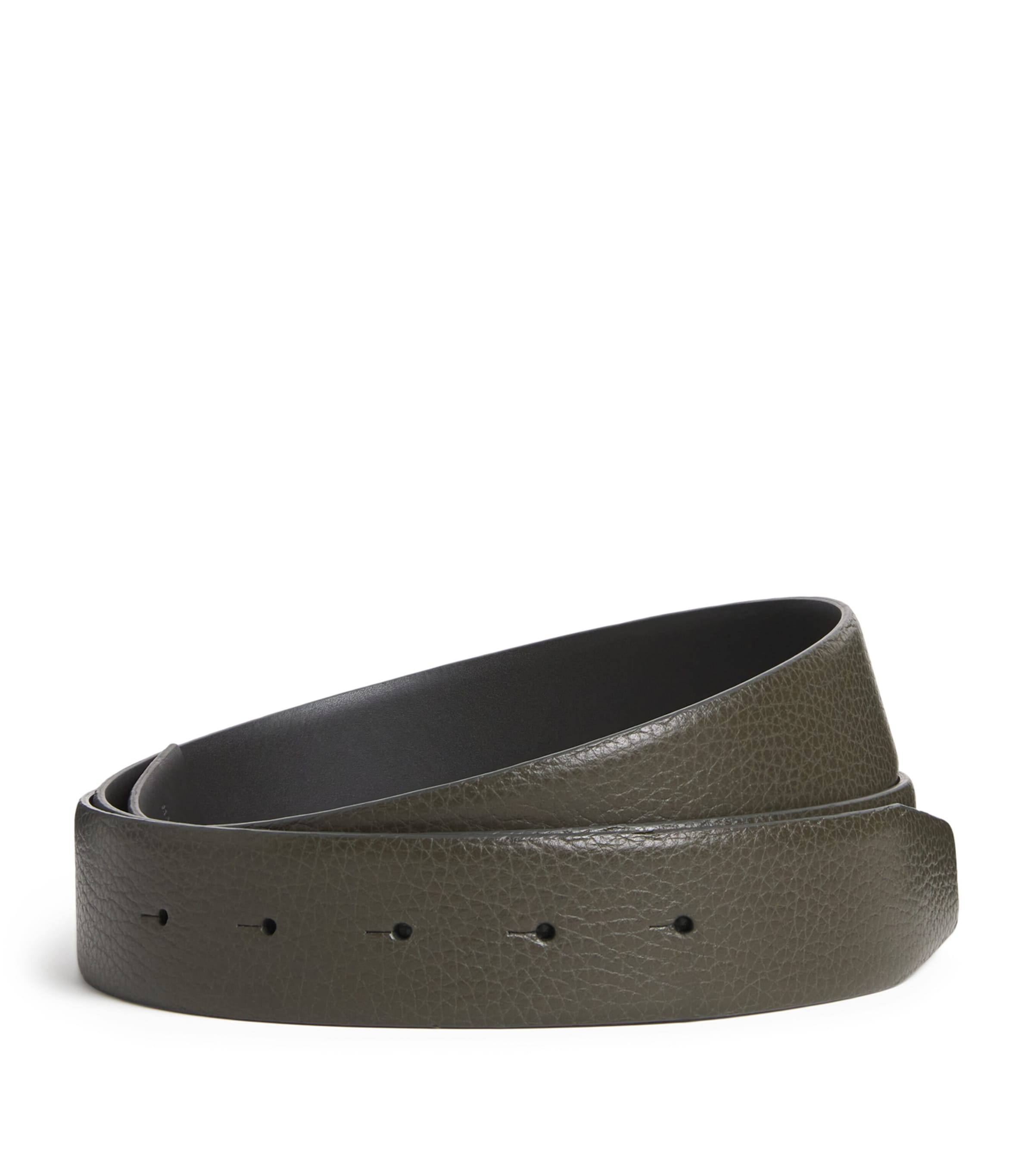 Leather Reversible Belt Strap