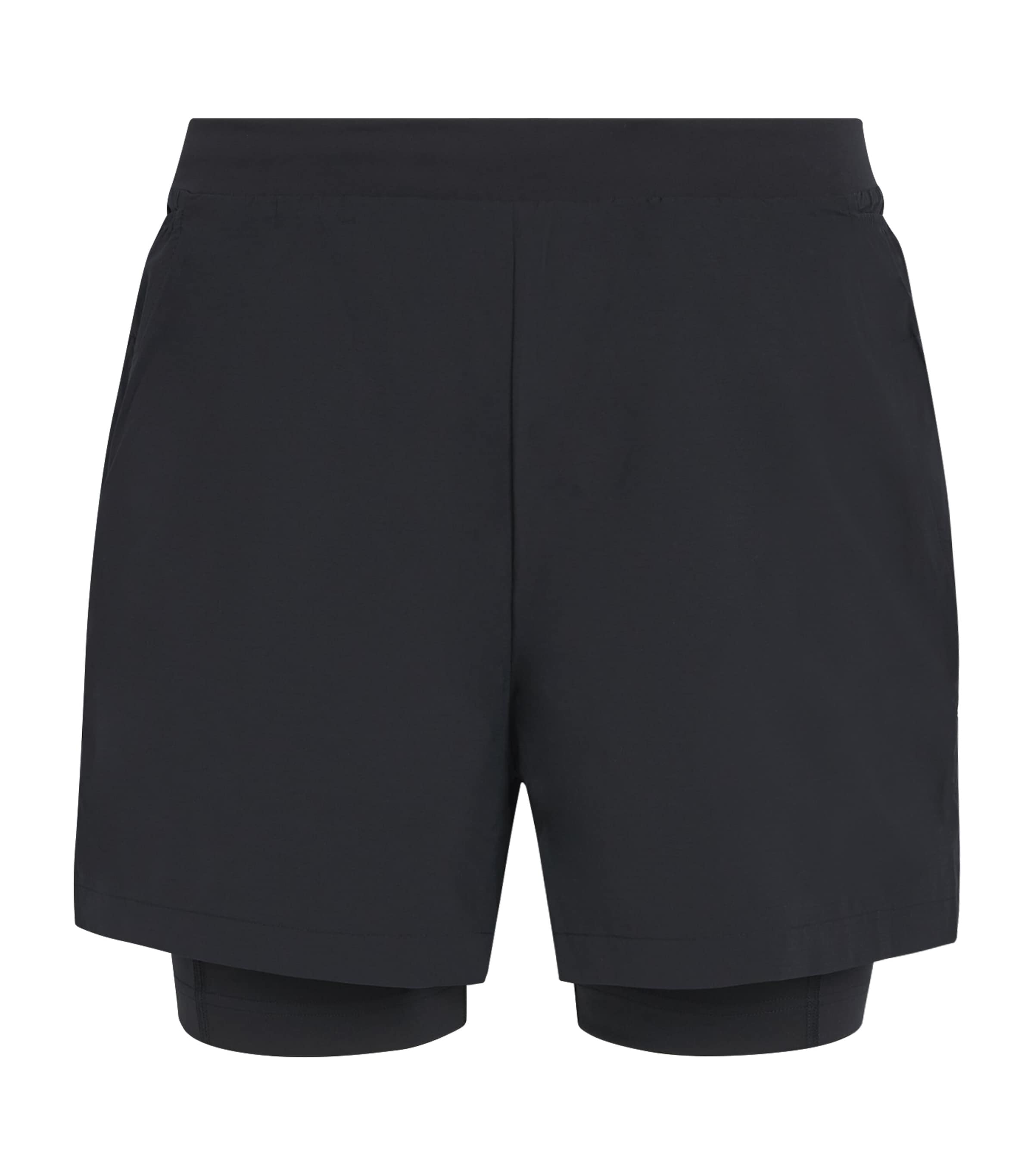 Houdini Mens Pace Split Running Shorts True Black