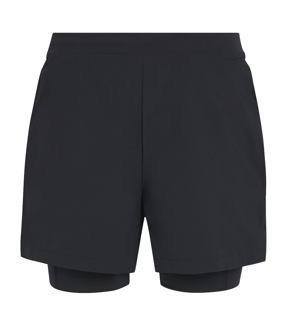 Houdini Mens Pace Split Running Shorts True Black