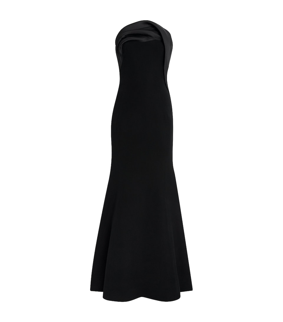 Gaurav Gupta Womens Meridian Trumpet Gown Black