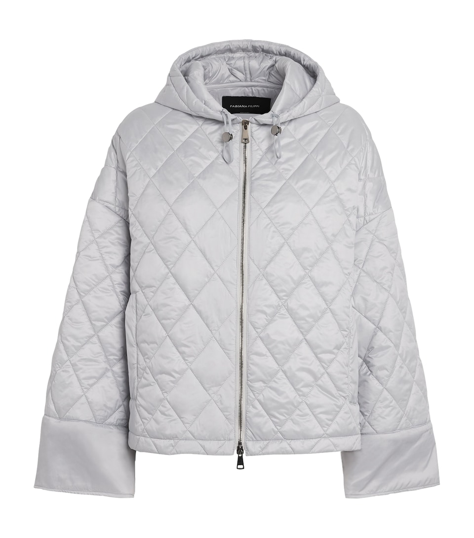 Water-Repellent Quilted Jacket