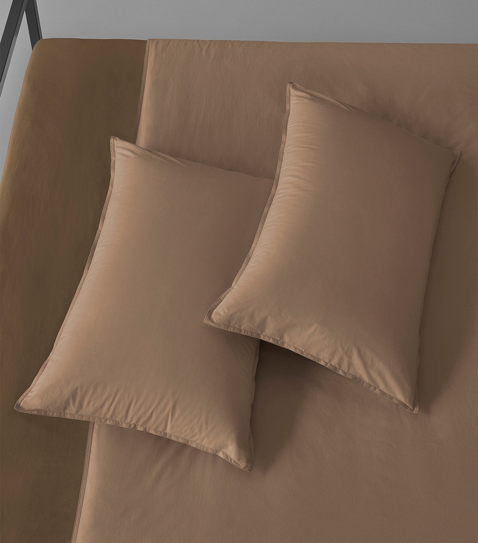 Society Limonta Linen Canyon Nite Pillowcase Pair (50cm x 80cm) Canyon