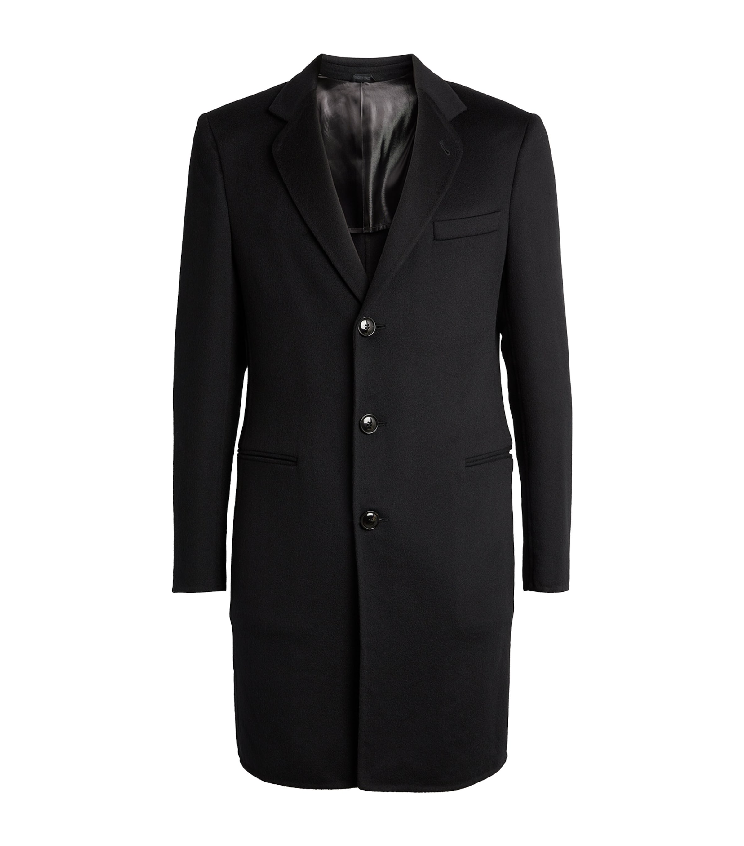Cashmere Single-Breasted Coat