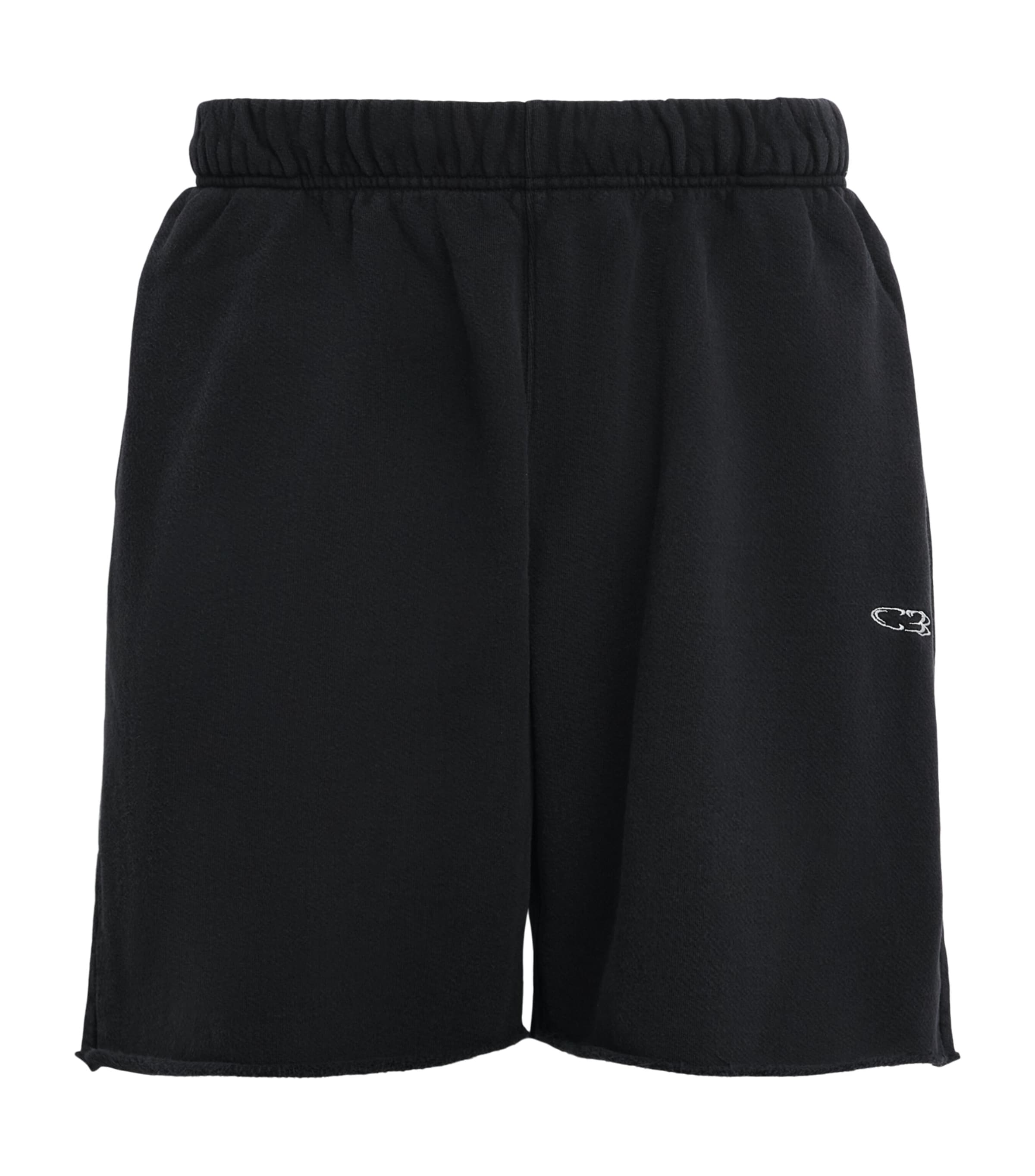 Cole Buxton Mens Cotton Jersey Sweatshorts Vintage Black