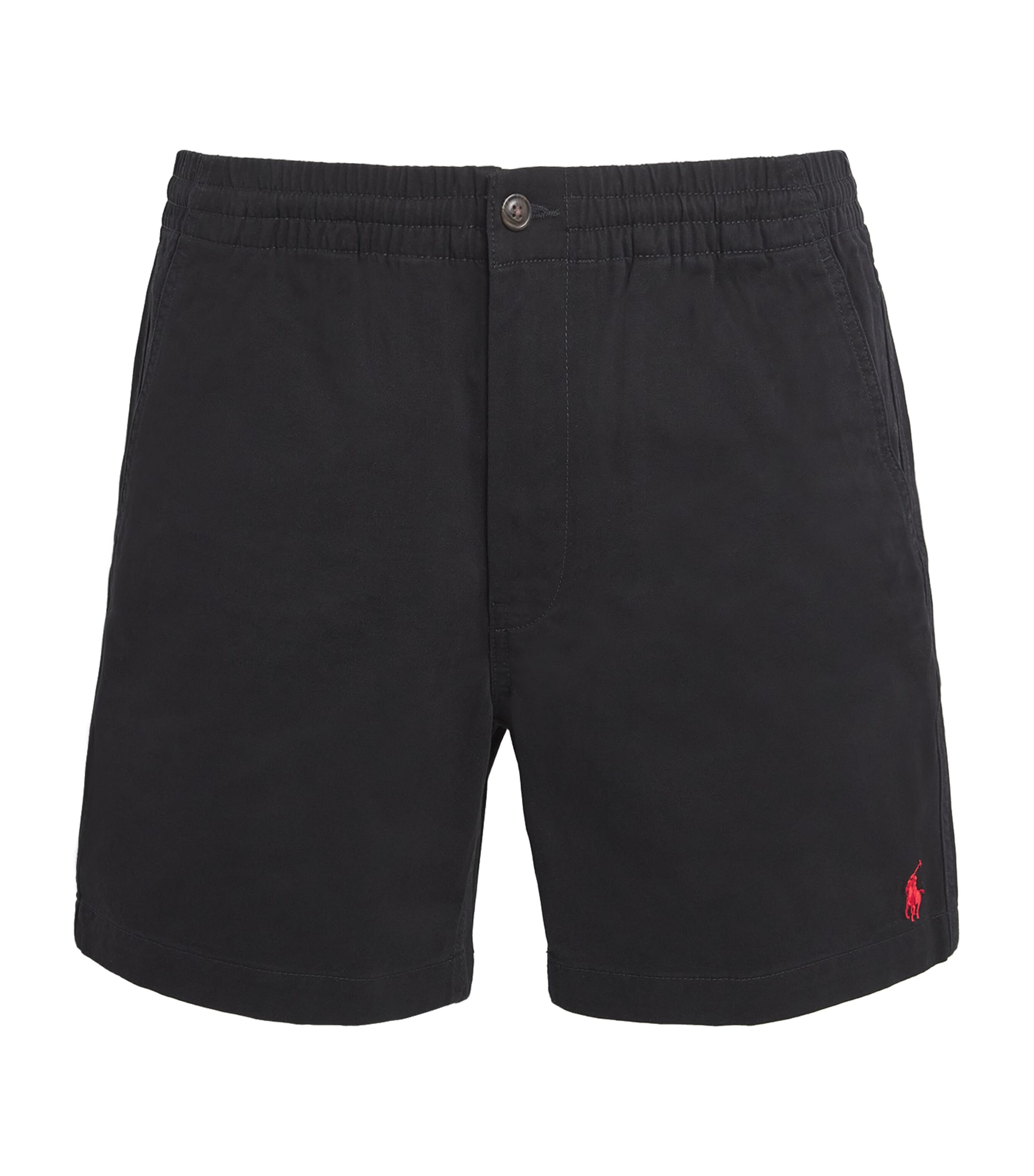 Stretch-Cotton Logo Shorts