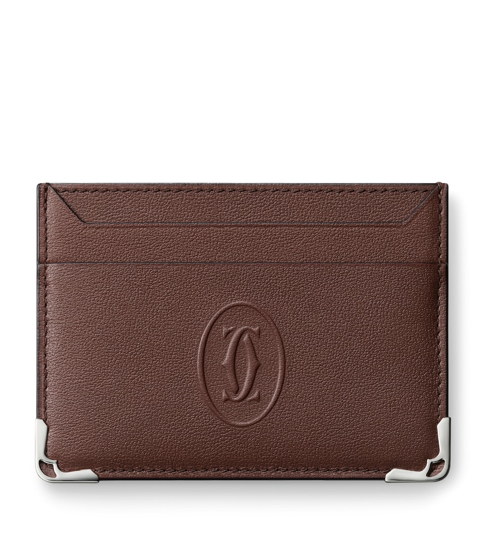 Cartier Leather Must de Cartier Card Holder Brown