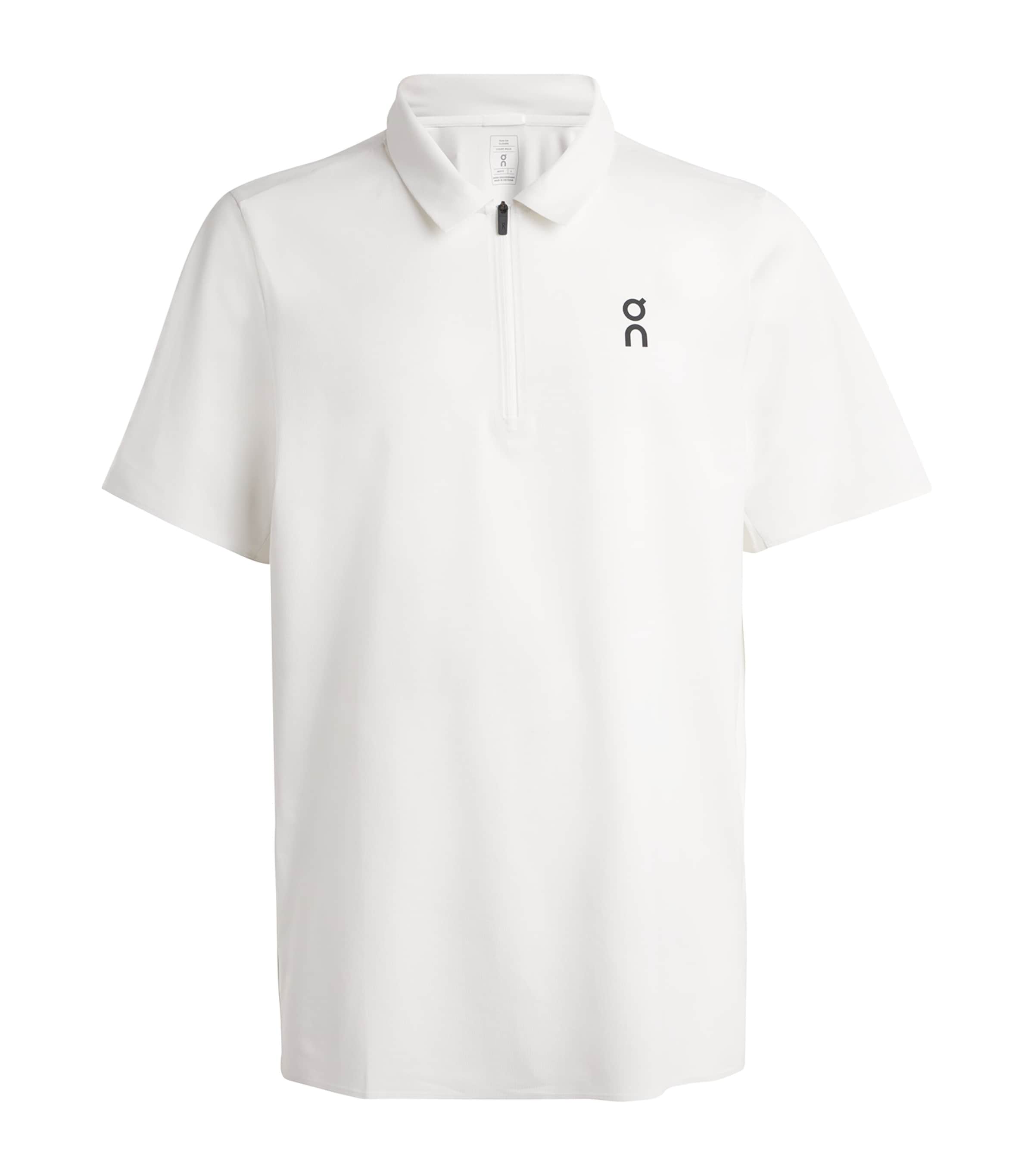 On Mens Court Polo Shirt White