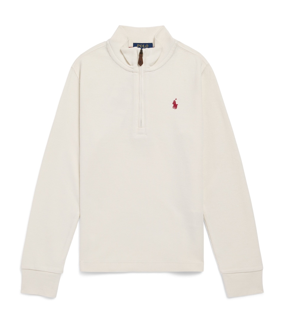 Ralph Lauren Kids Cotton Quarter-Zip Sweater (2-7 Years) Clubhouse