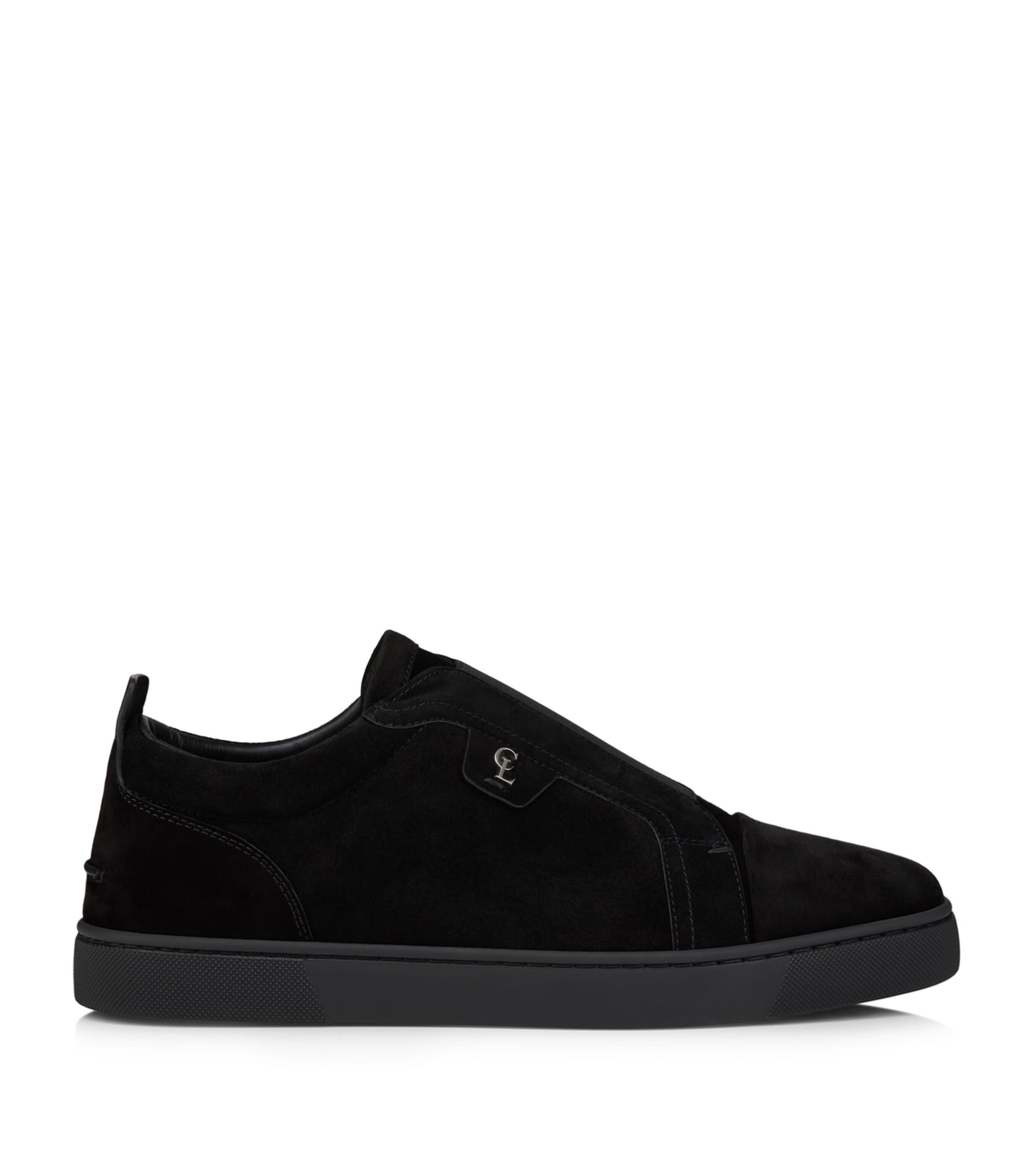 Christian Louboutin St. Louis Suede Slip-On Sneakers